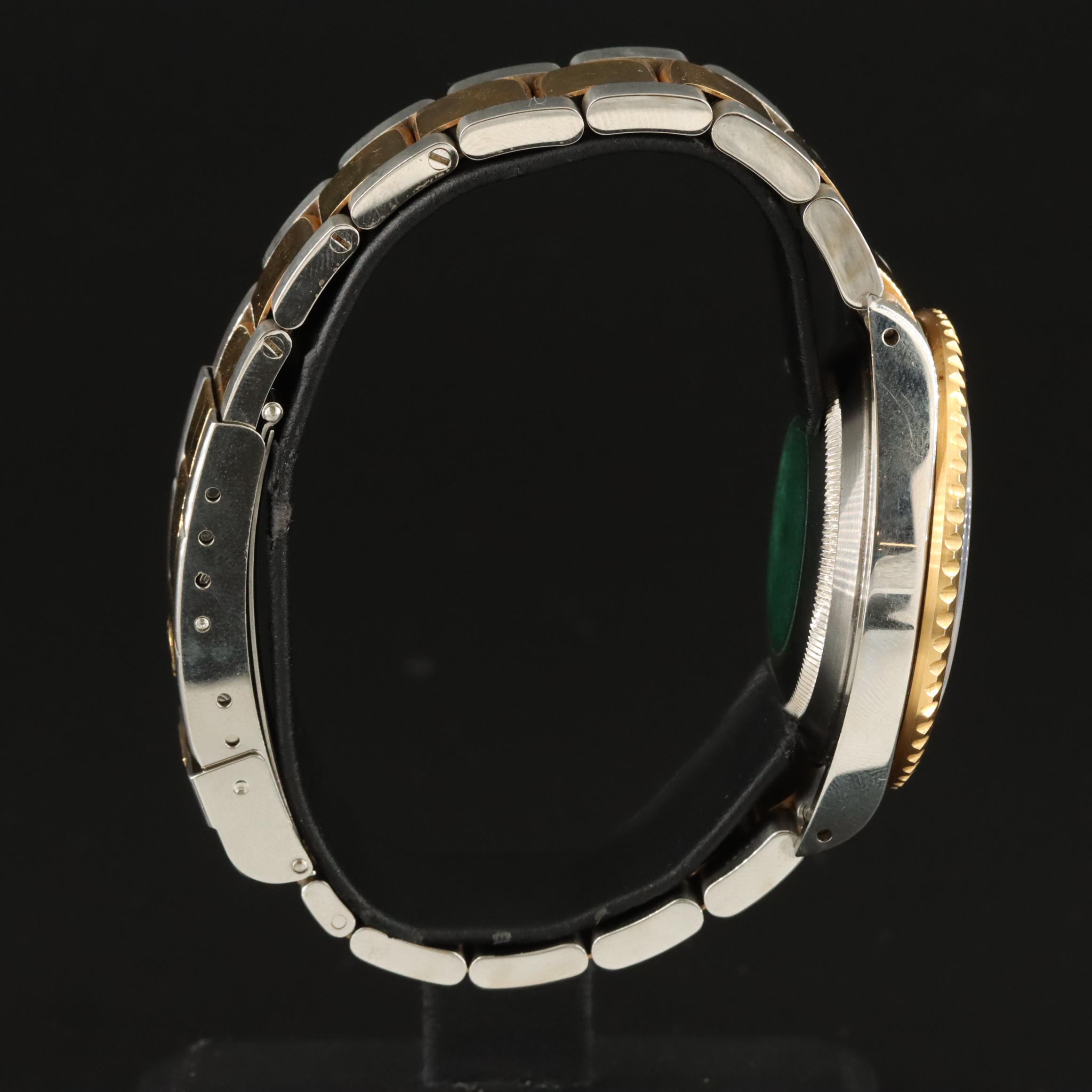 2000 Rolex Submariner Date Slate Serti Diamond and Sapphire Factory Dial Watch