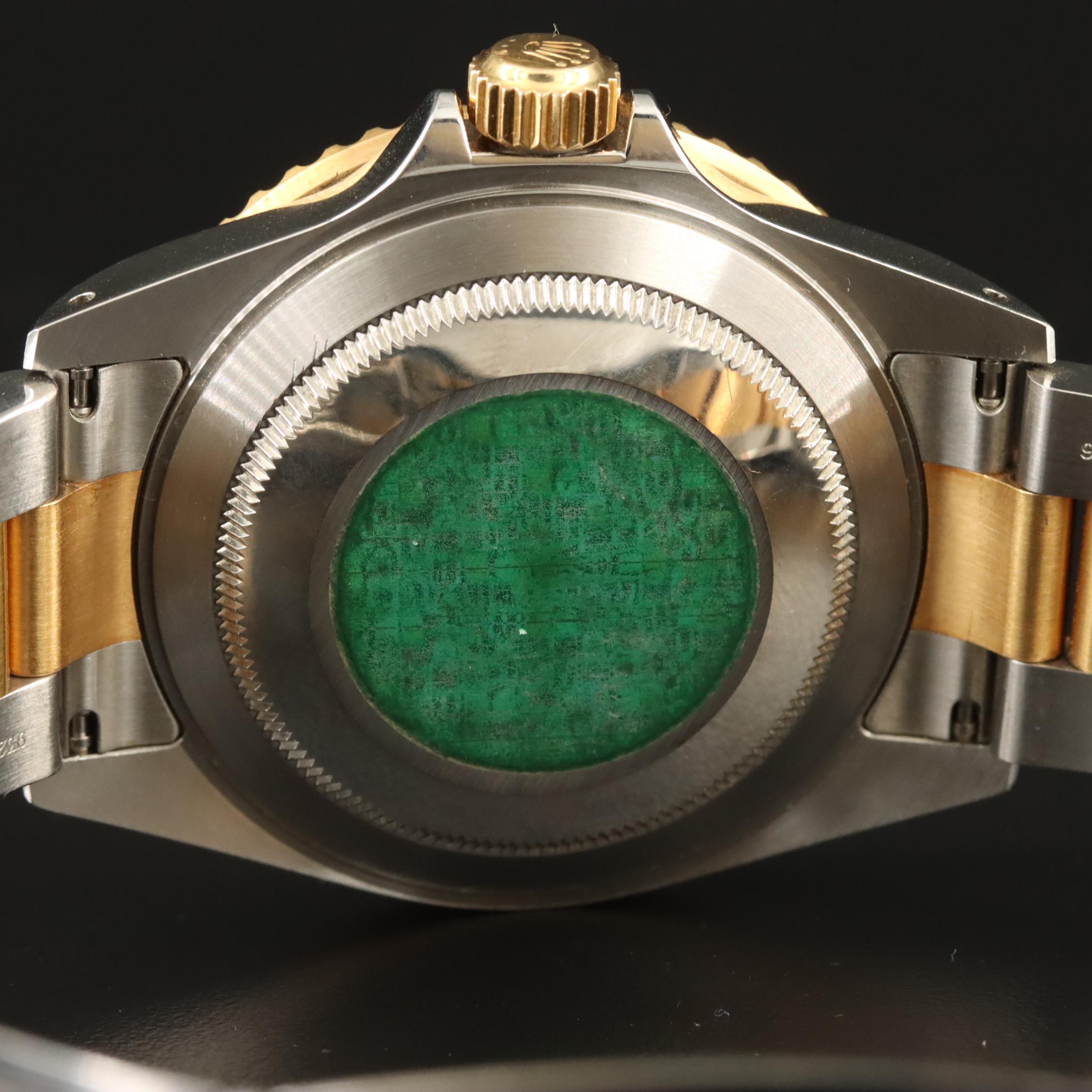 2000 Rolex Submariner Date Slate Serti Diamond and Sapphire Factory Dial Watch