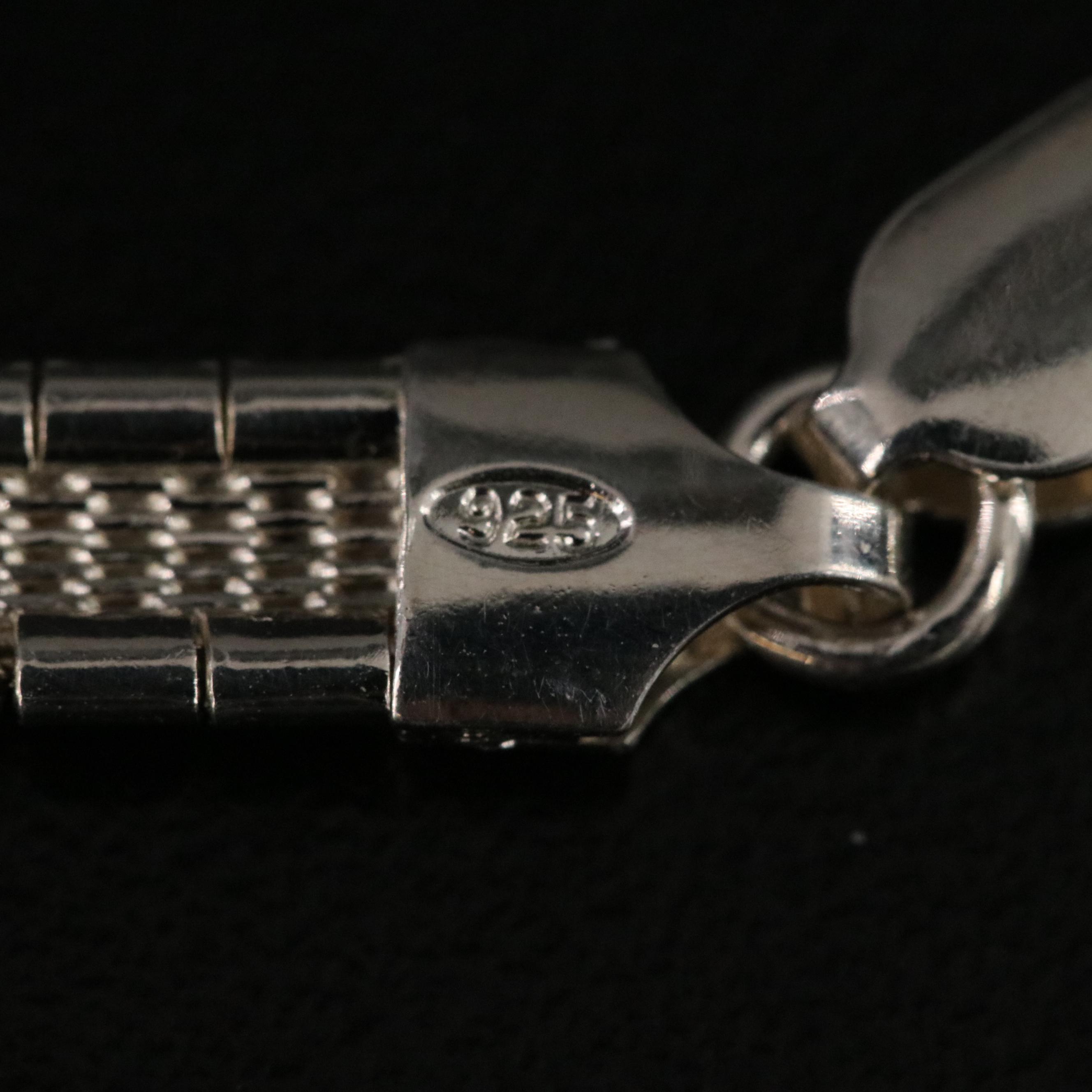 Sterling Omega Chain Necklace