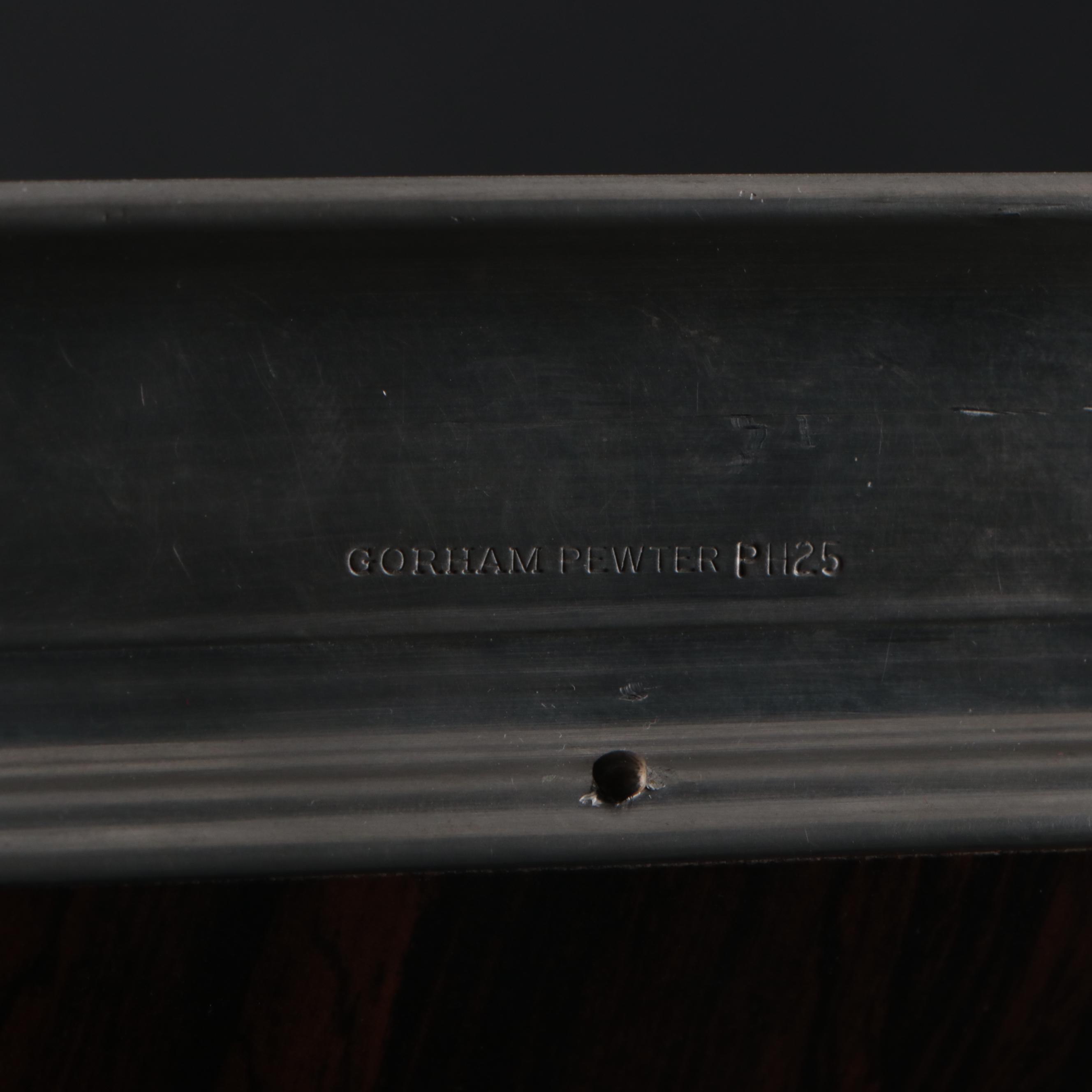 Gorham "Octette" Pewter Coffee and Tea Service with More Pewter Pieces