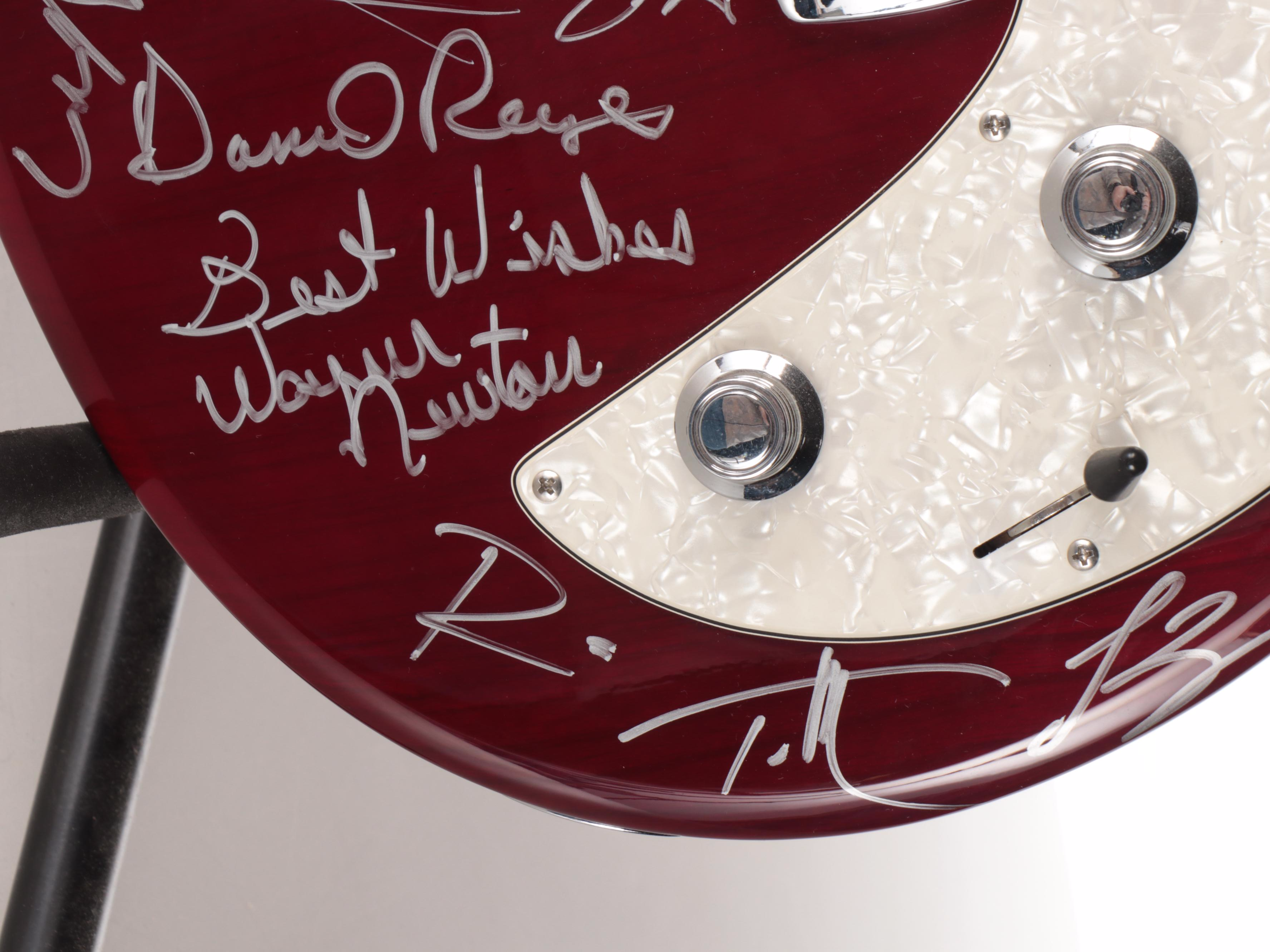 Reba McEntire, Luke Bryan, and More Signed Taylor Electric Guitar, JSA