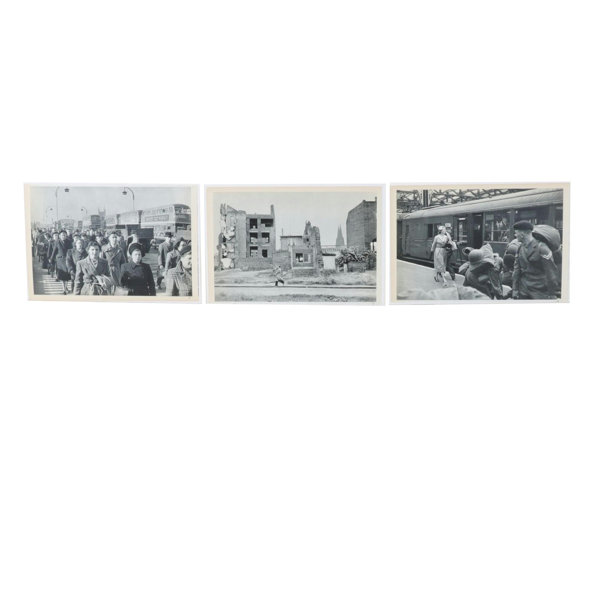 Henri Cartier-Bresson Candid Rotogravures From "The Europeans," 1955