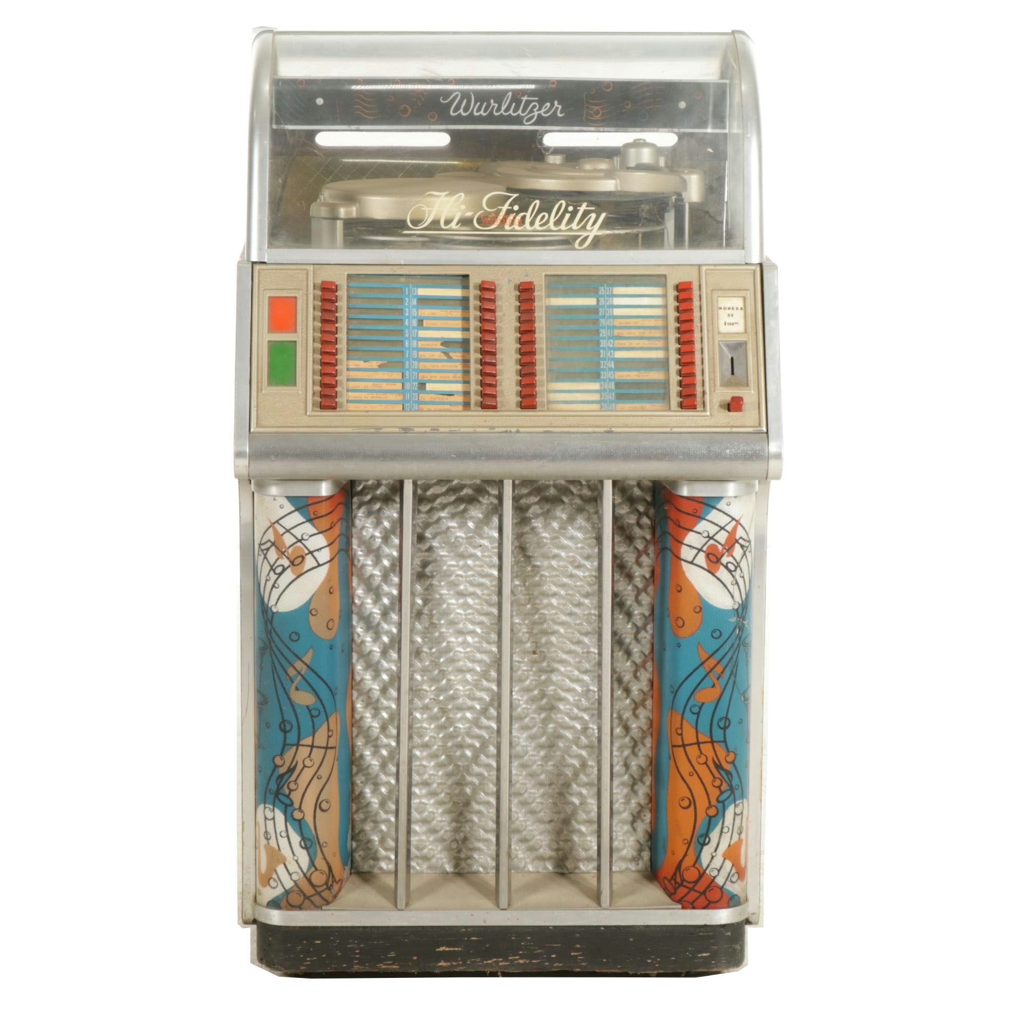 "Hi Fidelity" by Wurlitzer Multi-Selector Album Phonograph, Mid 20th Century