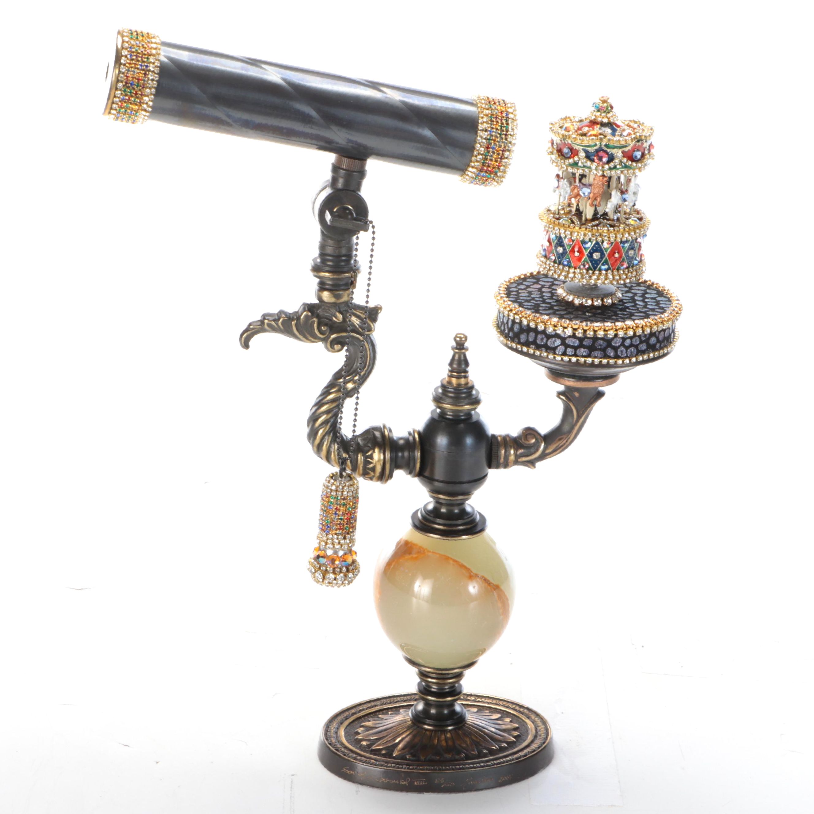 Uno Alla Volta Limited Edition "Carousel Magic" Musical Kaleidoscope