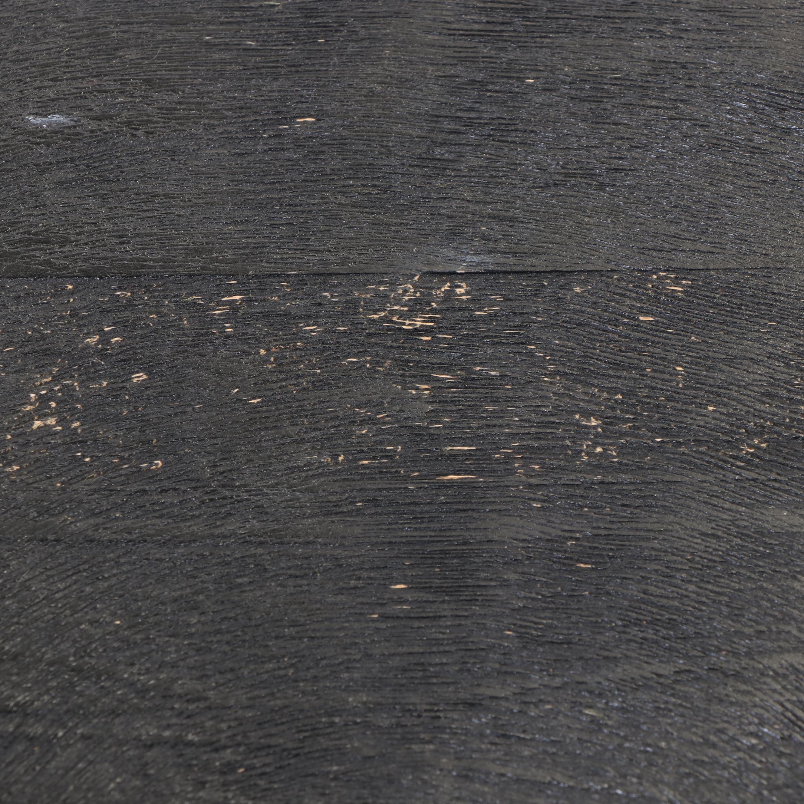 West Elm "Brand" Ebonized Wood Side Table