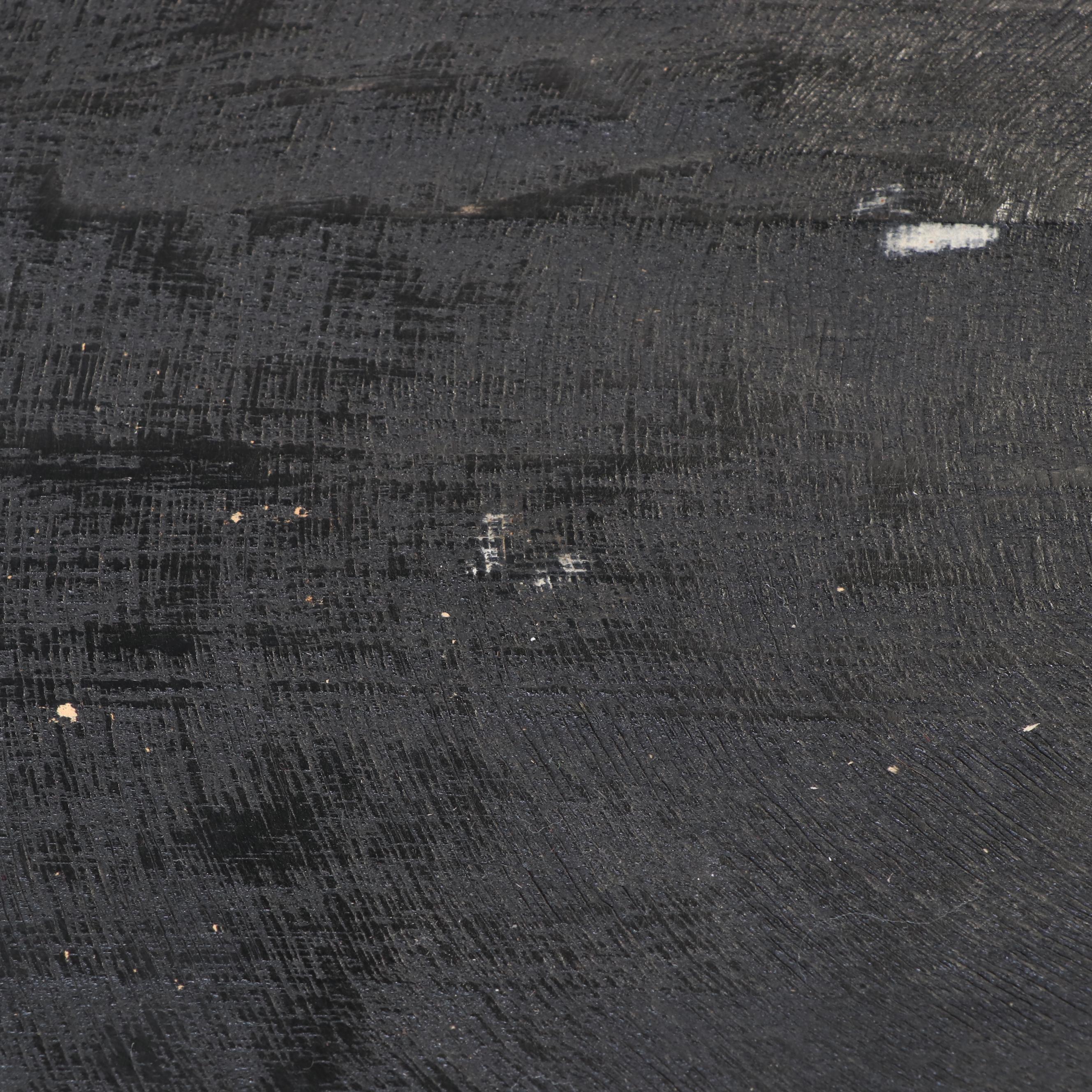 West Elm "Brand" Ebonized Wood Side Table