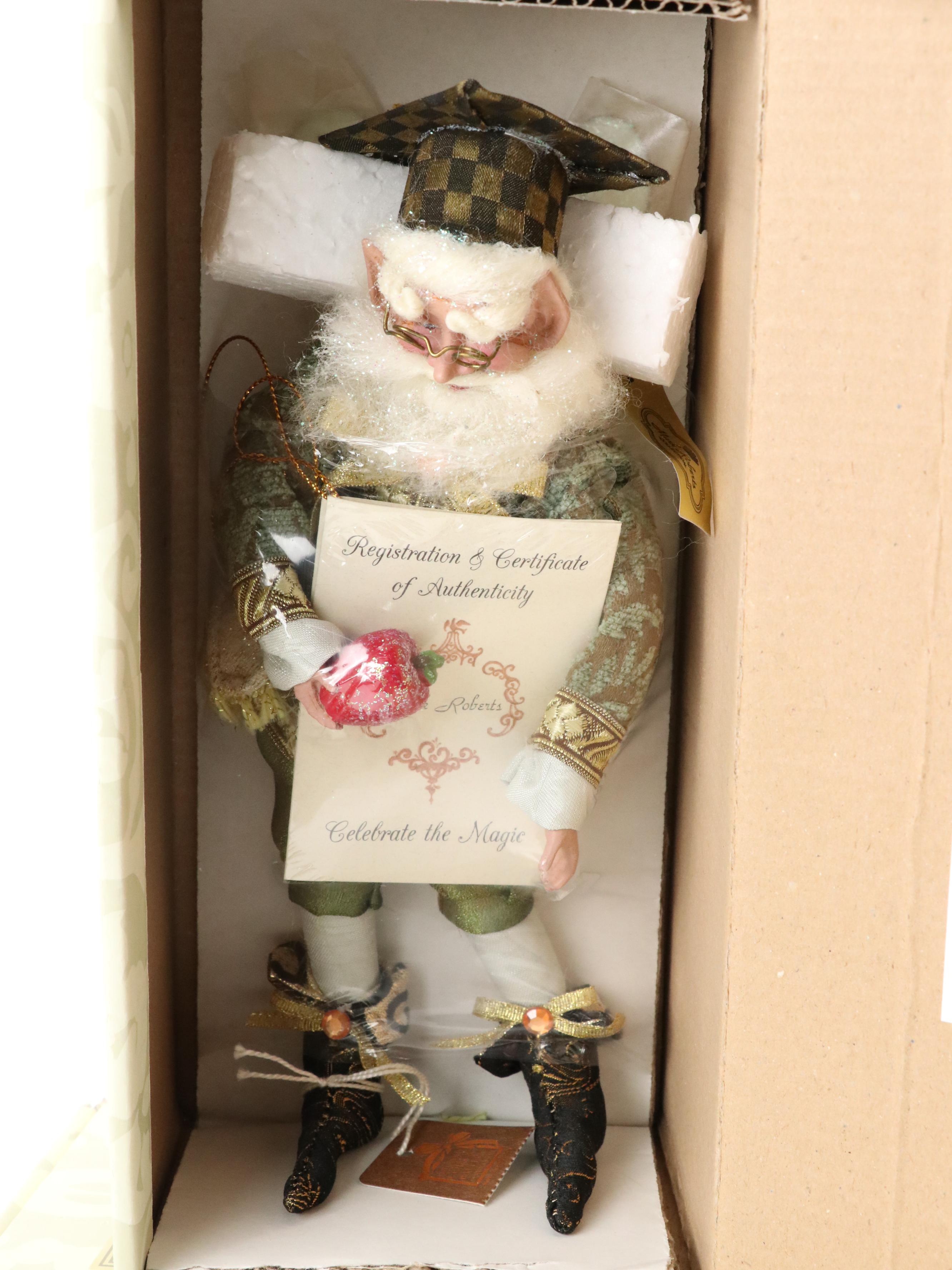 Mark Roberts Joker Fairy, Grape Fairy and Best Teacher Fairy Figurines