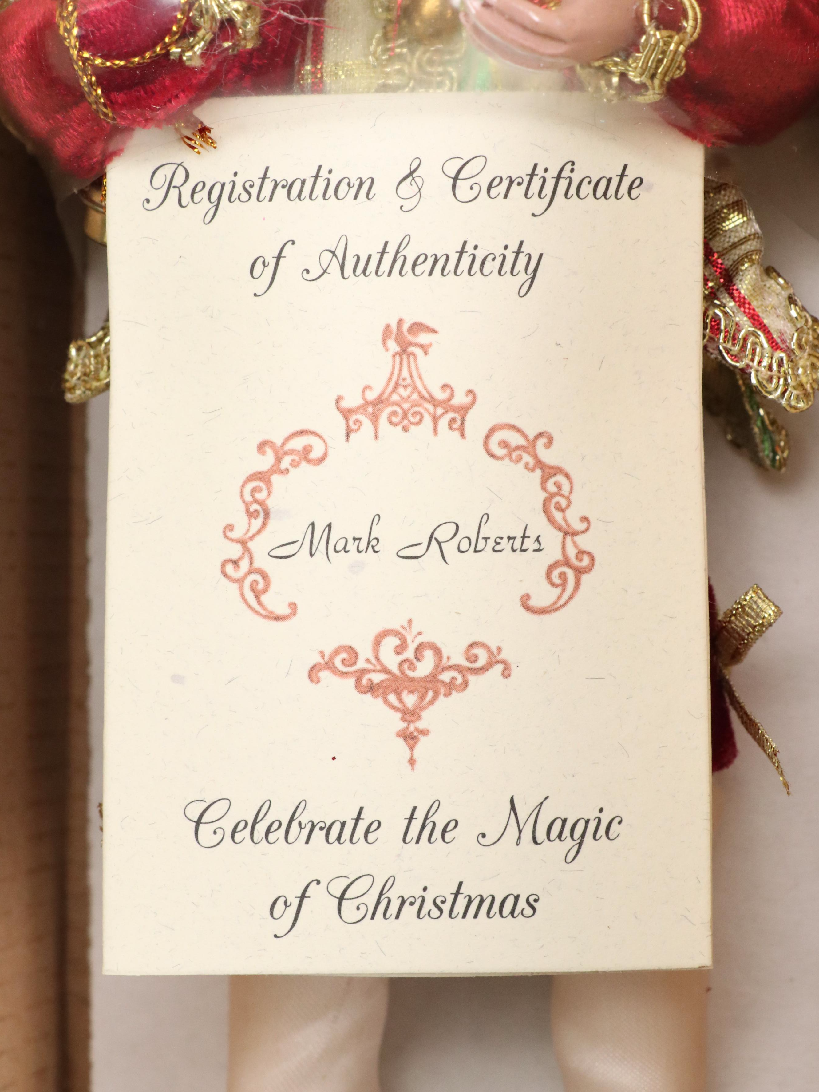 Mark Roberts Joker Fairy, Grape Fairy and Best Teacher Fairy Figurines