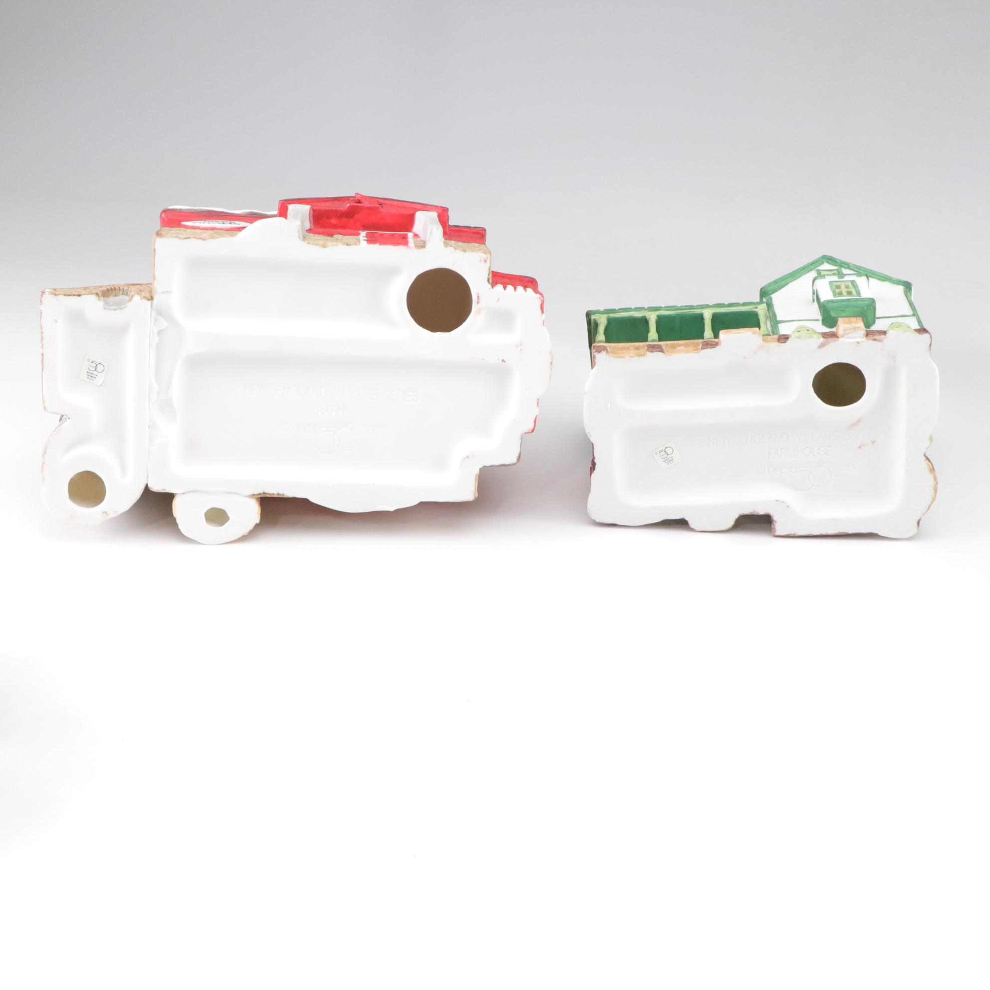 Department 56 "Ada's Bed & Board" with Other Holiday Miniatures