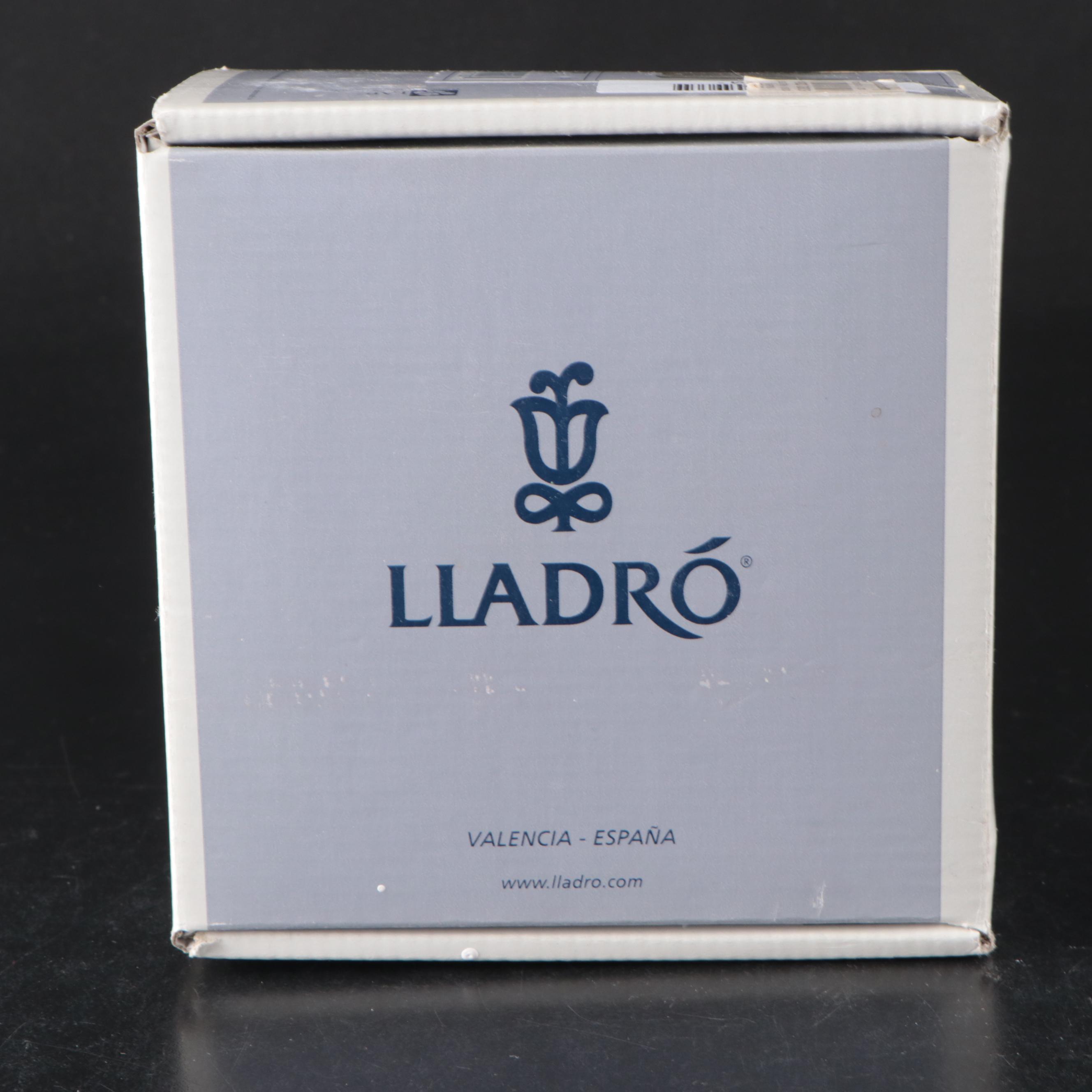 Lladró "Attentive Polar Bear" and "Seated Polar Bear" Porcelain Figurines