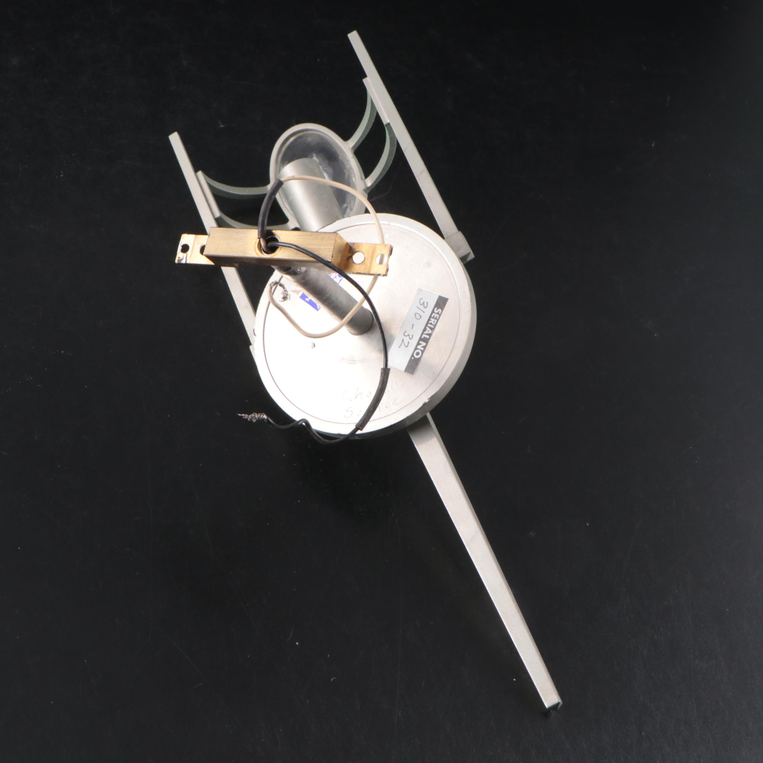 Jonathan Browning "Chapelle" French Industrial Style Metal & Glass Wall Sconces