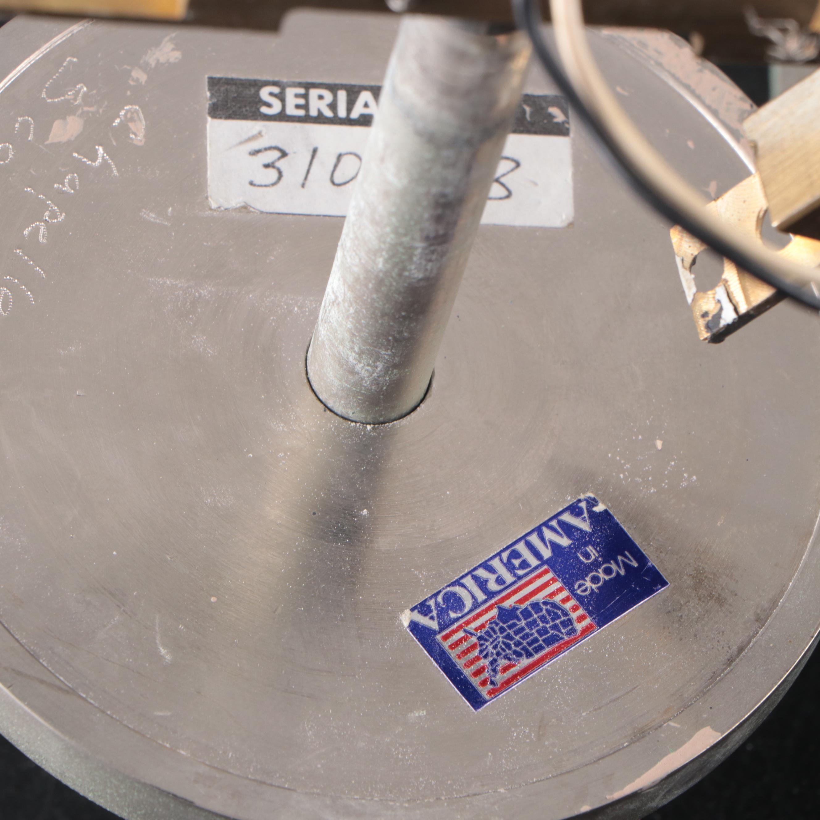 Jonathan Browning "Chapelle" French Industrial Style Metal & Glass Wall Sconces