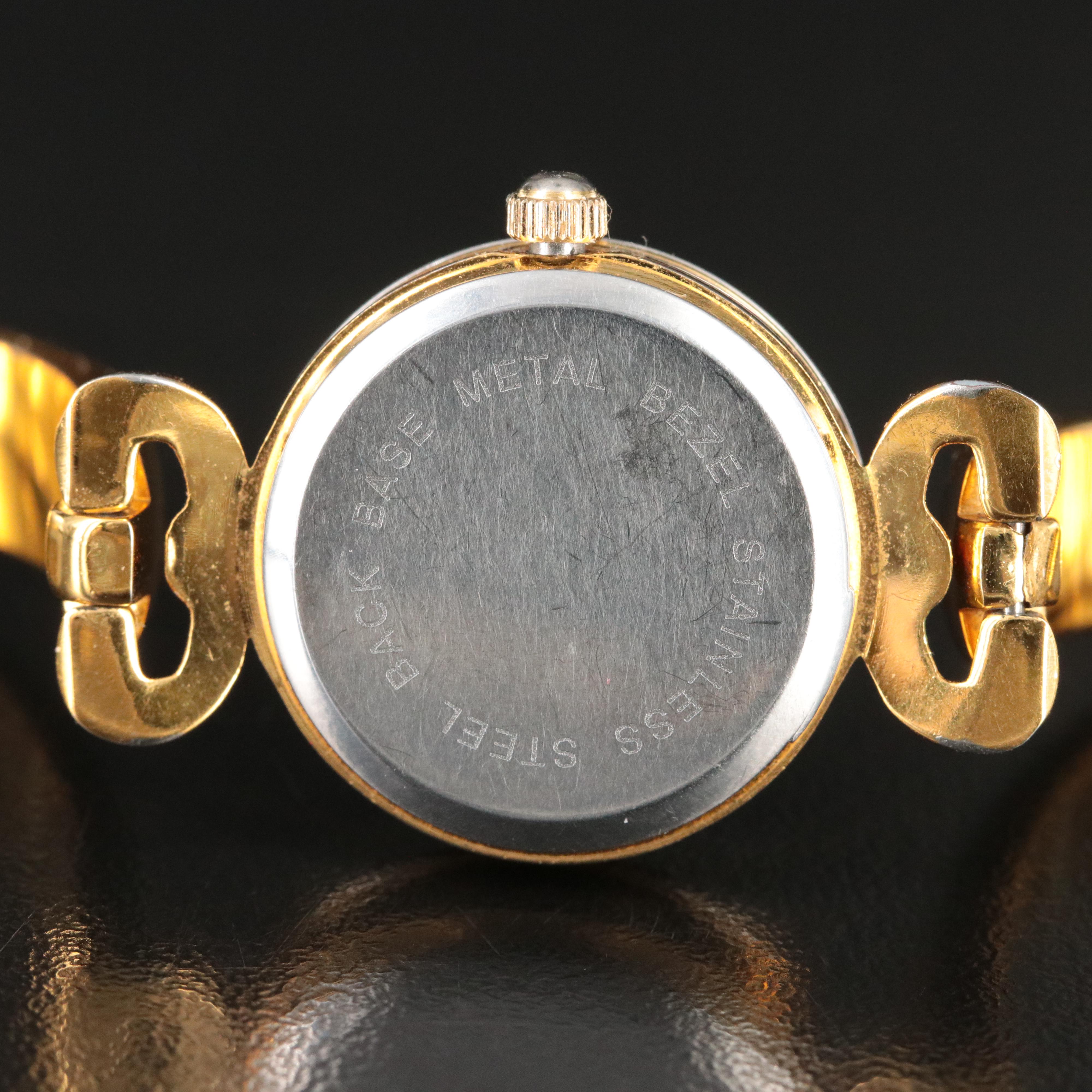 Puegot Interchangeable Bezel Quartz Watch