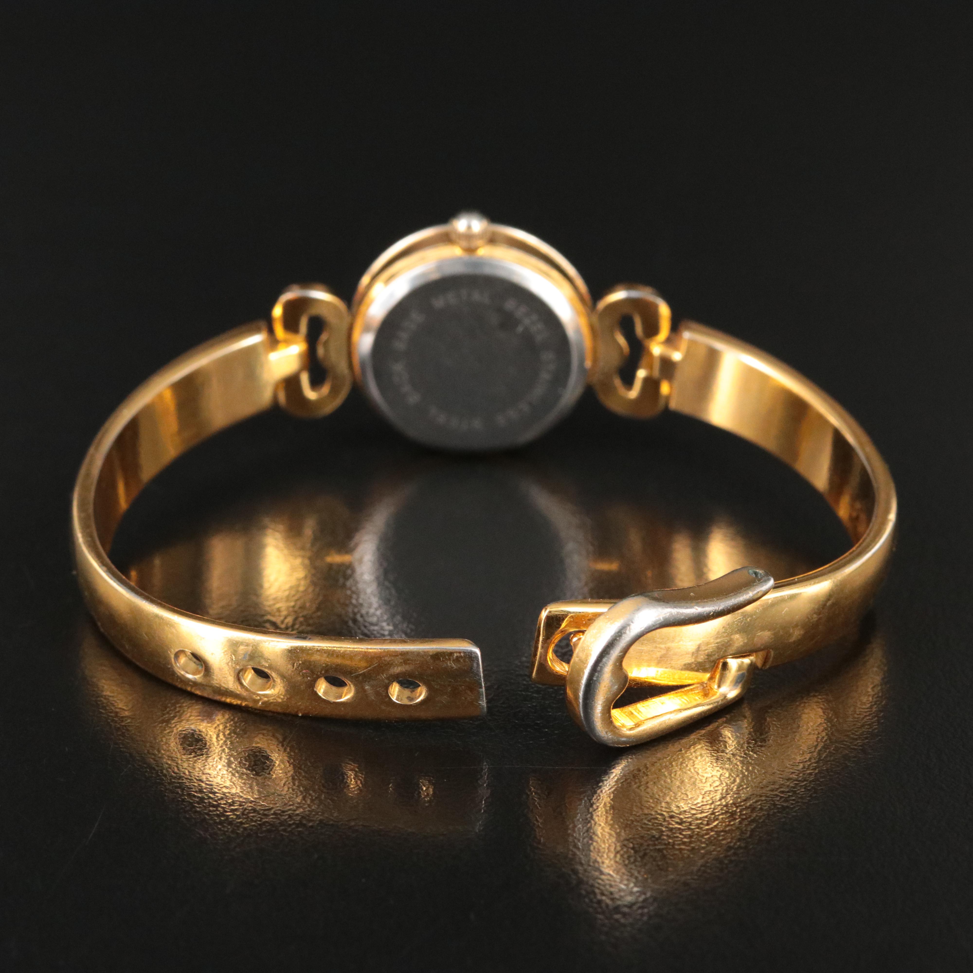 Puegot Interchangeable Bezel Quartz Watch