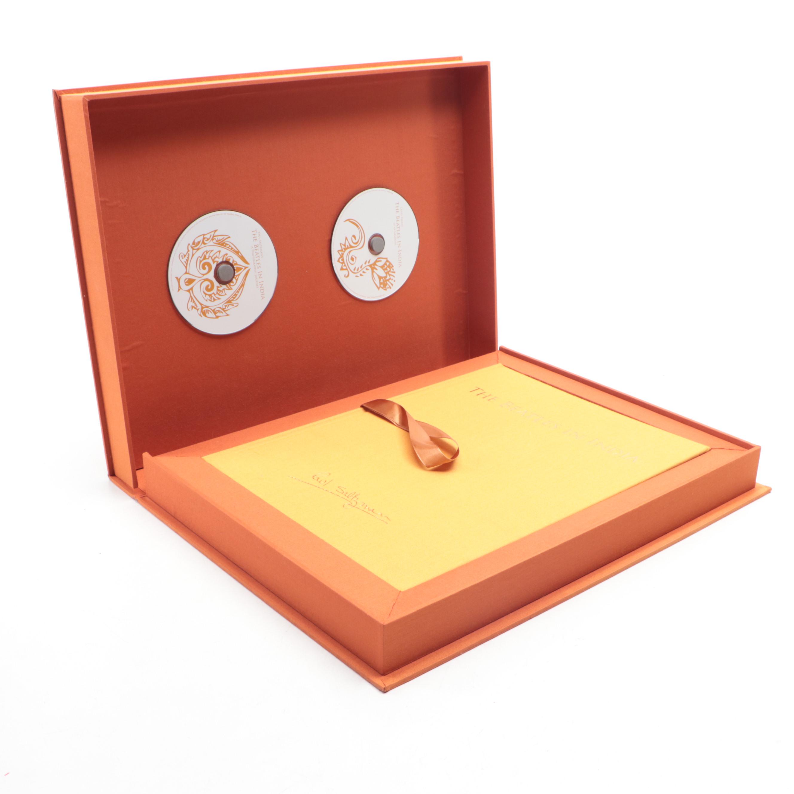 Signed Limited Edition "The Beatles in India" by Paul Saltzman, 2006