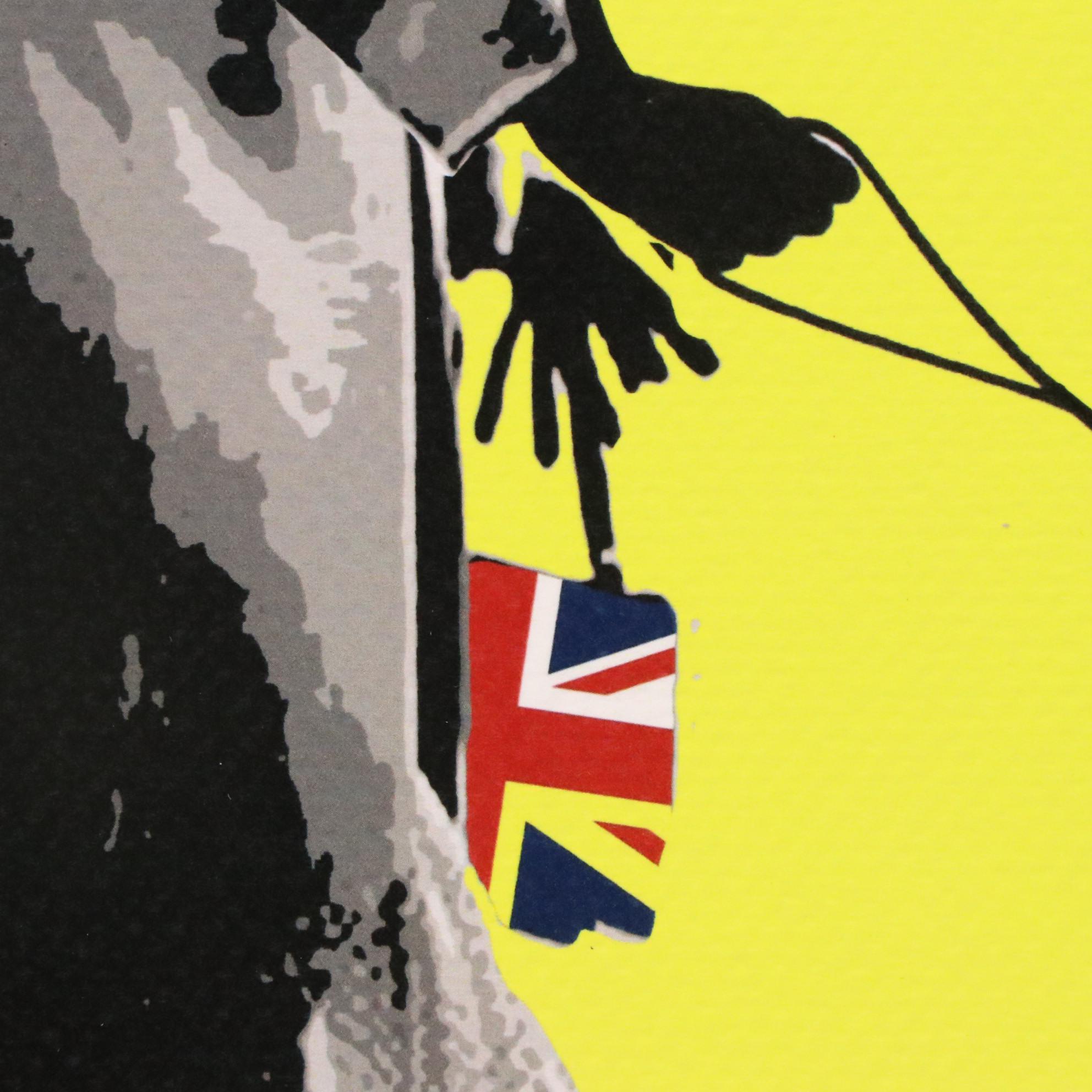 Death NYC Graphic Digital Print Featuring Queen Elizabeth and Jeff Koons