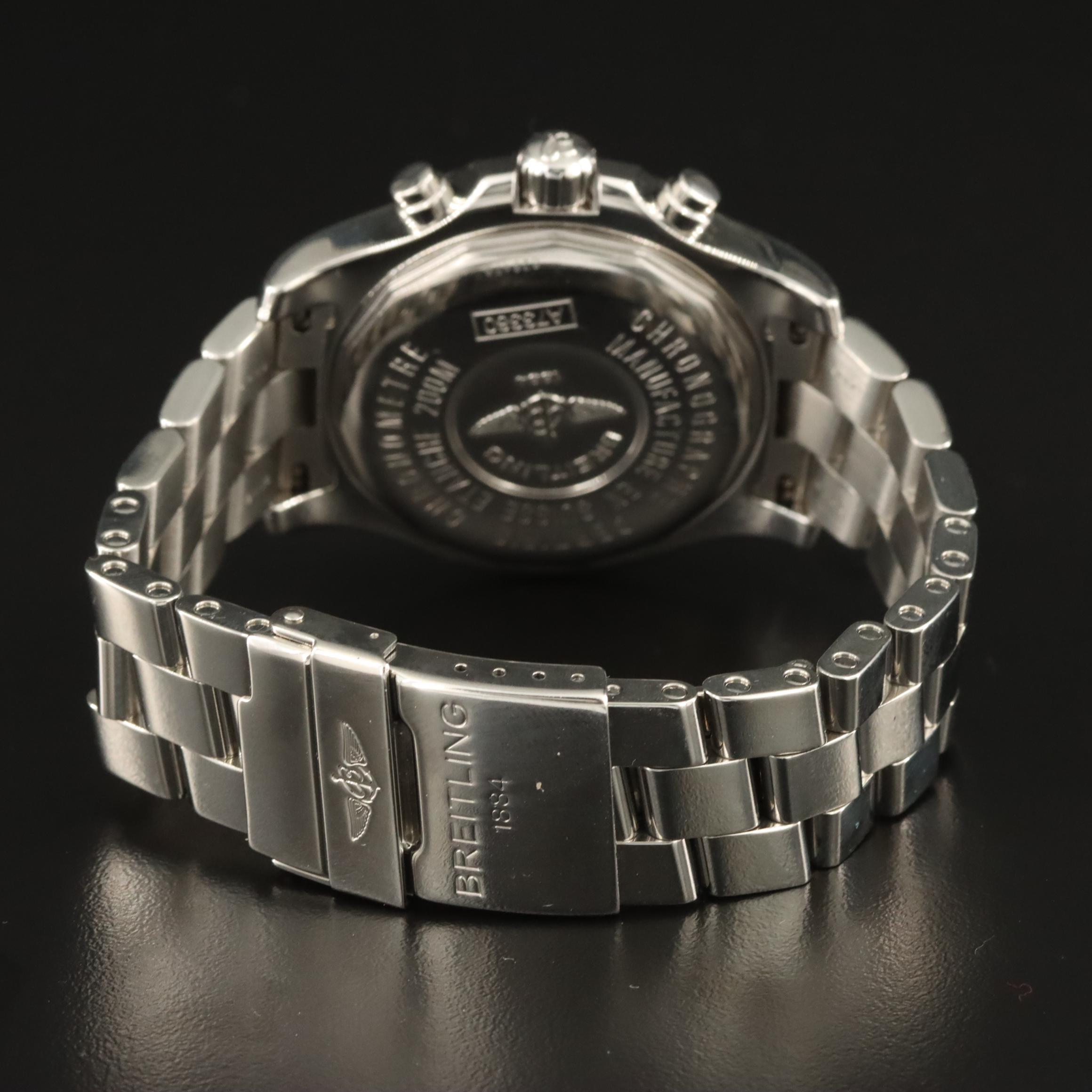 Breitling Colt Chronograph Black Steel Quartz Watch