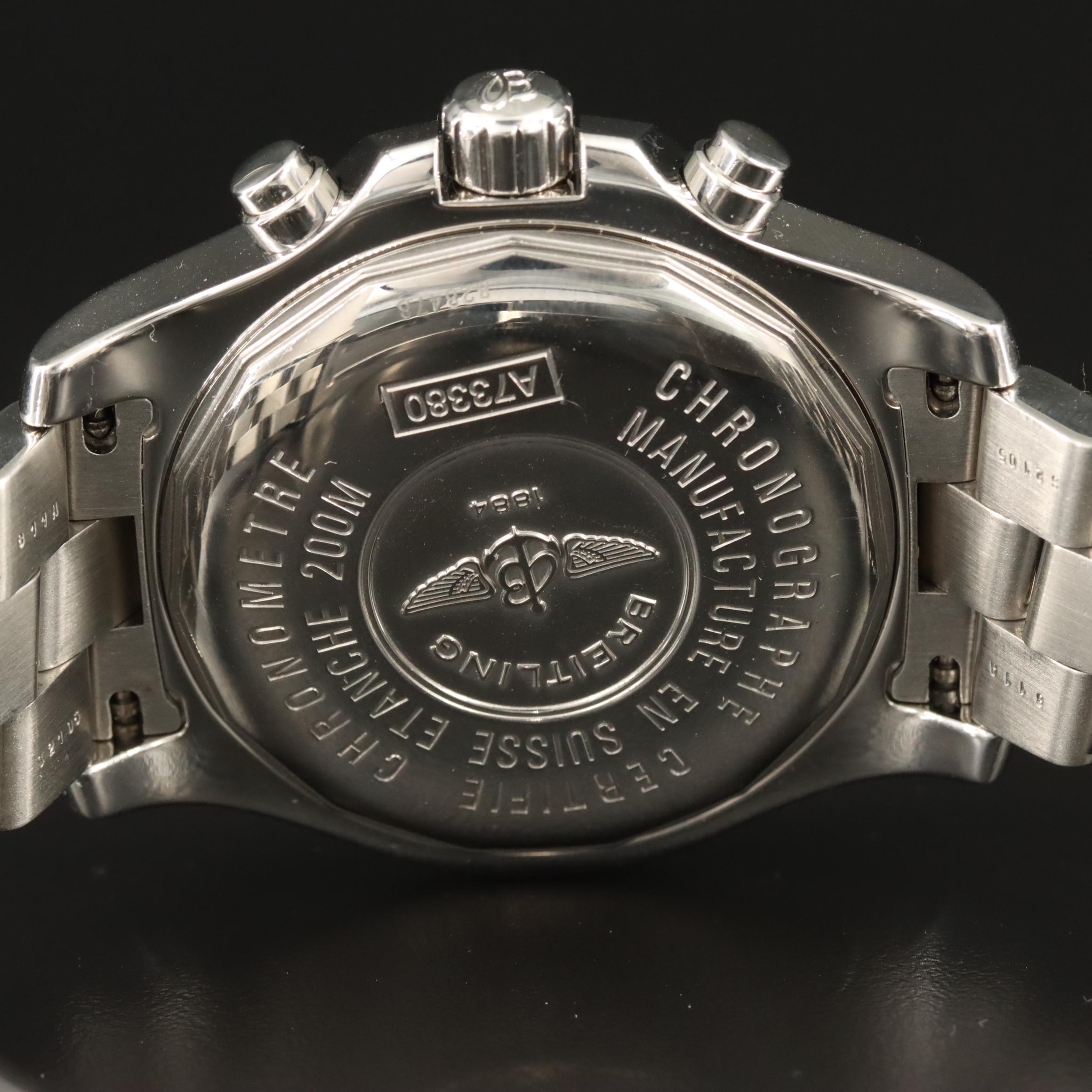 Breitling Colt Chronograph Black Steel Quartz Watch