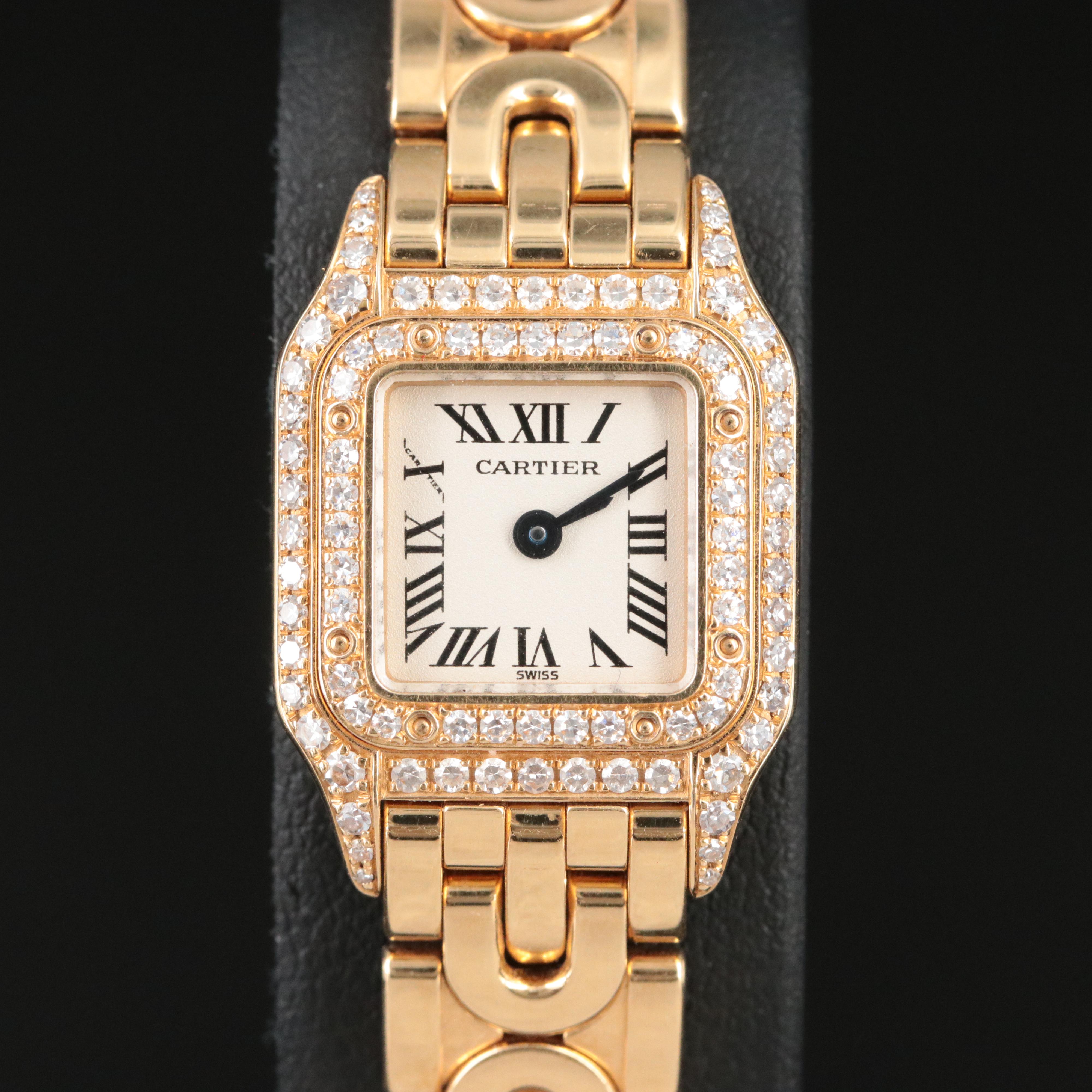 Cartier Mini Panthère Factory Diamond Watch