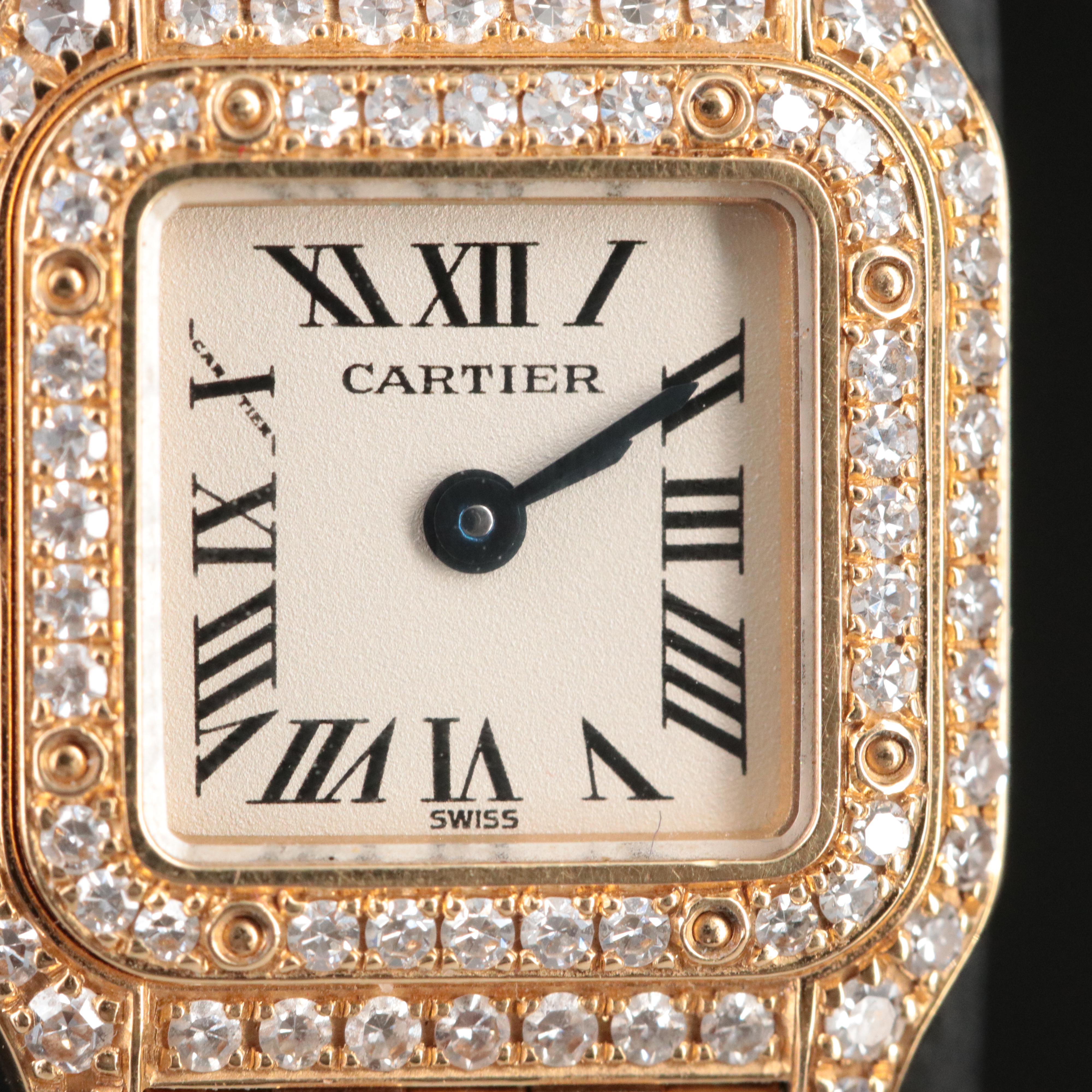 Cartier Mini Panthère Factory Diamond Watch