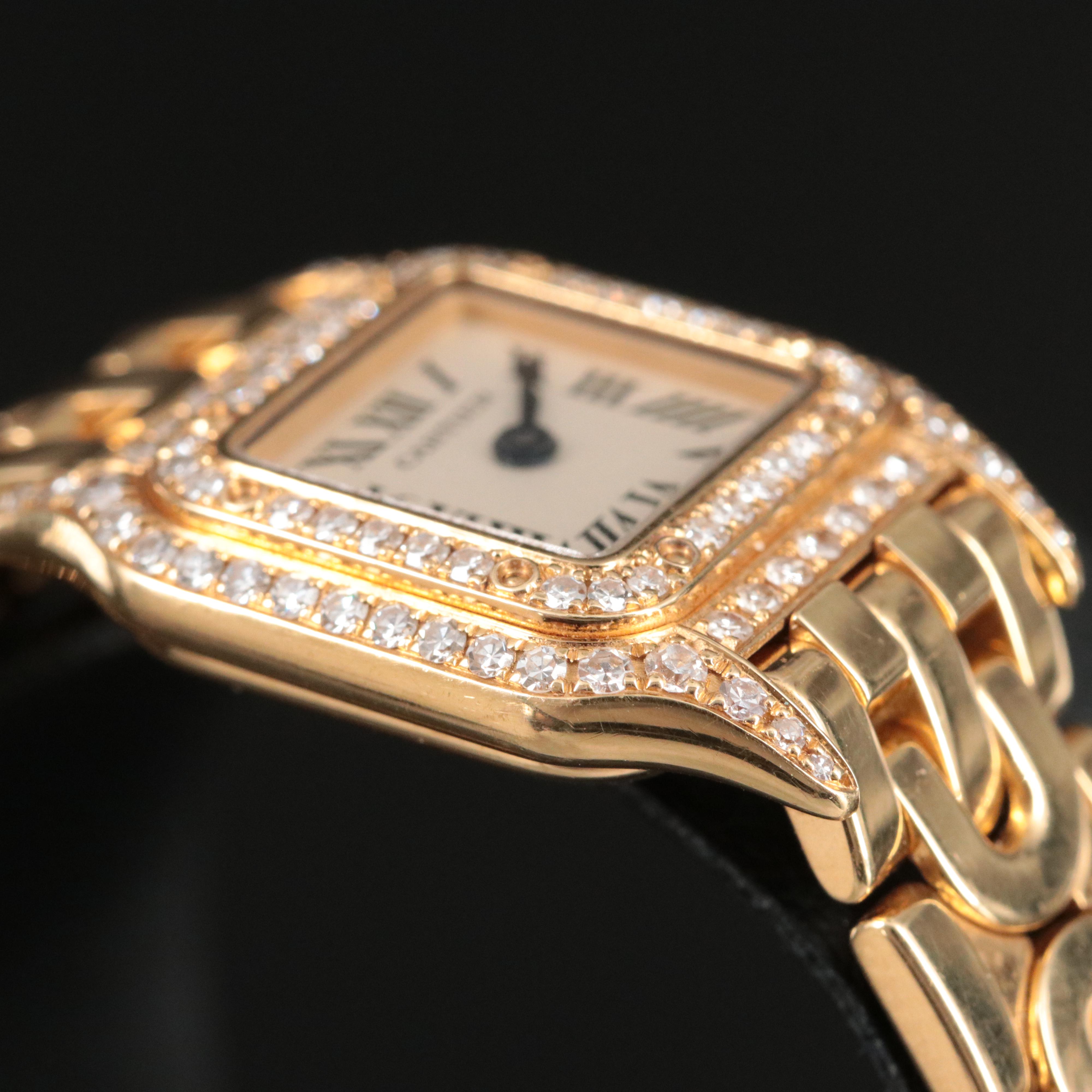 Cartier Mini Panthère Factory Diamond Watch