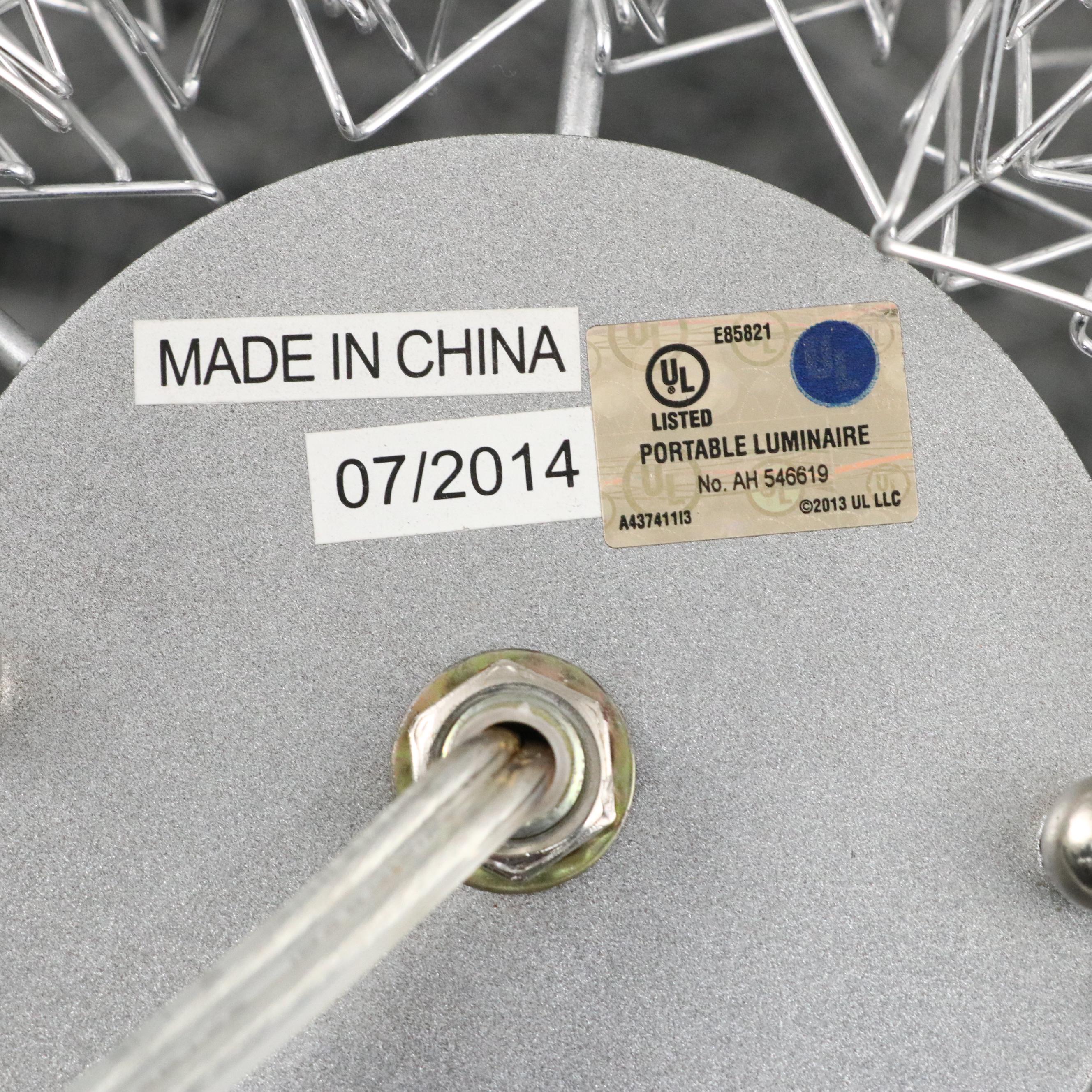 Acclaim Lighting Metal Luminary Accent Lamps, Set of Three