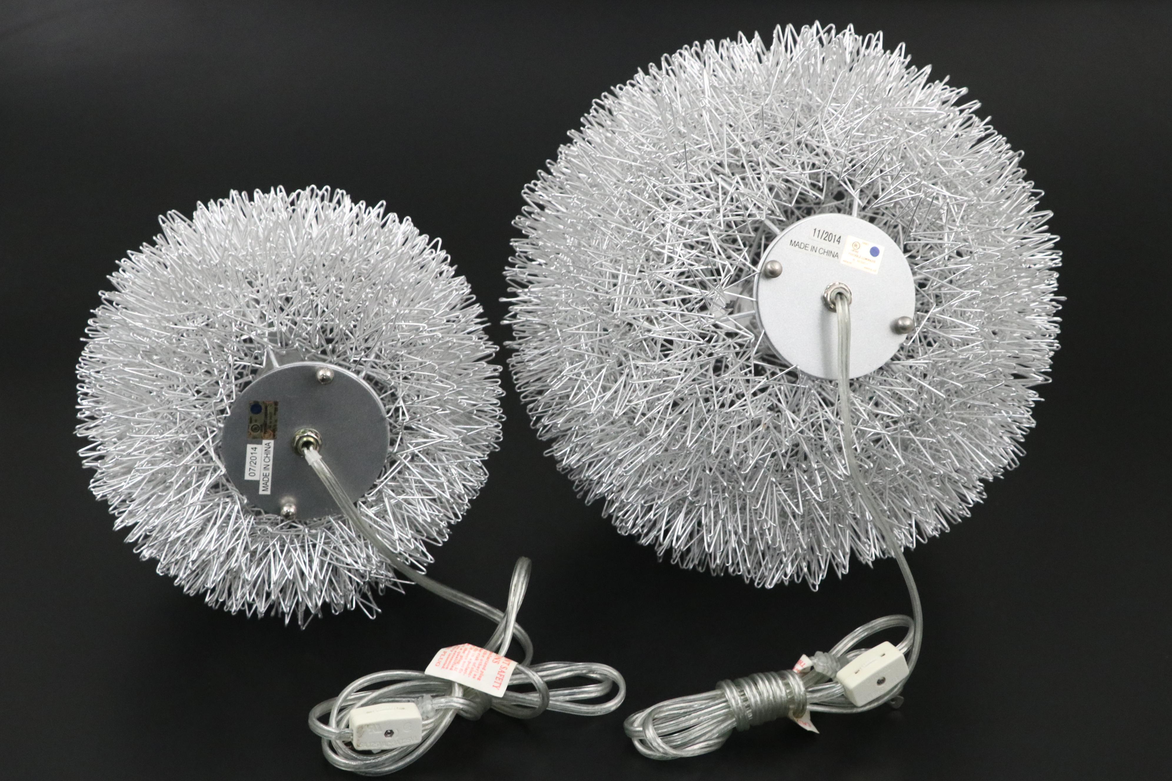 Acclaim Lighting Metal Luminary Accent Lamps, Set of Three