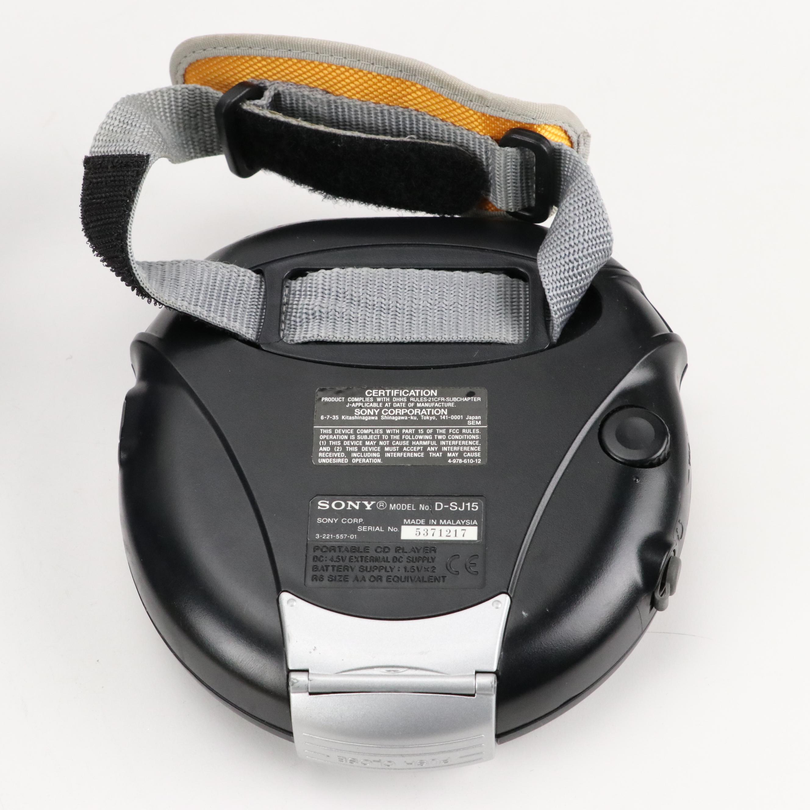 Sony FM/AM Sports Walkman with CD Player, Headphones and Mio Pup Toy