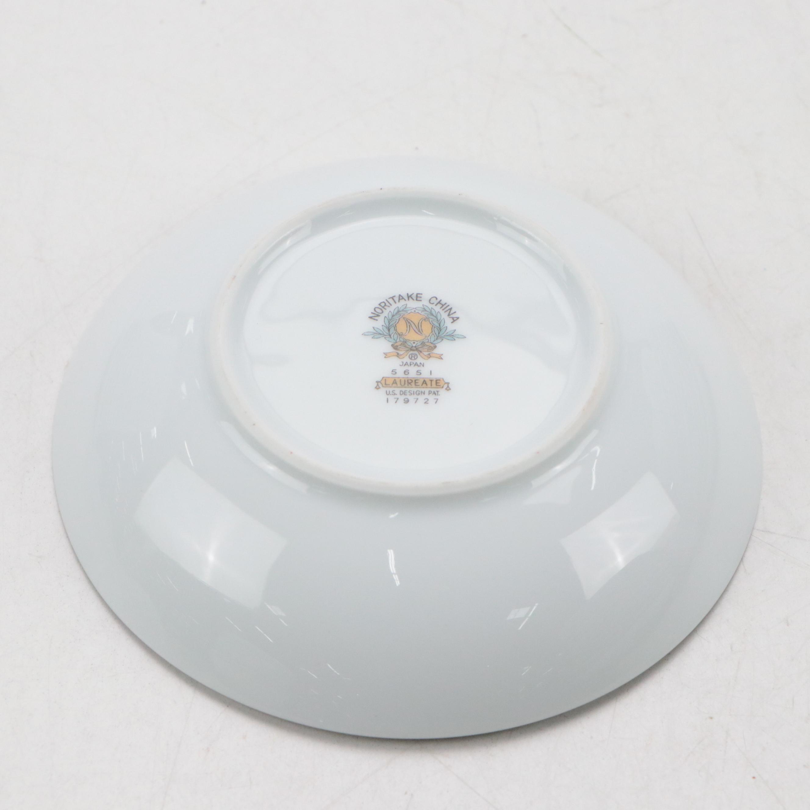 Noritake "Laureate" Porcelain Dinnerware, Mid to Late 20th Century