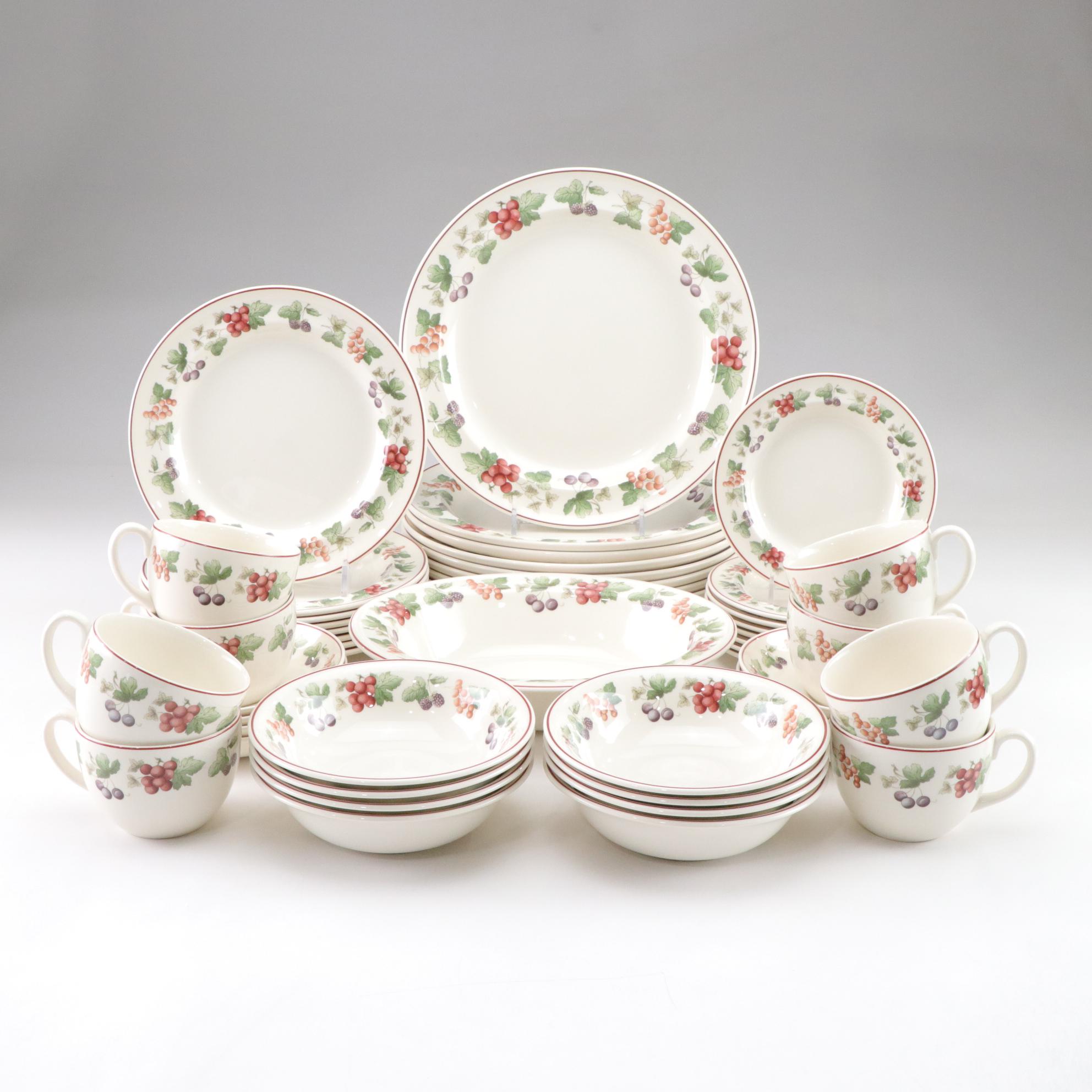 Wedgwood "Provence Queensware" Dinnerware Set for 8