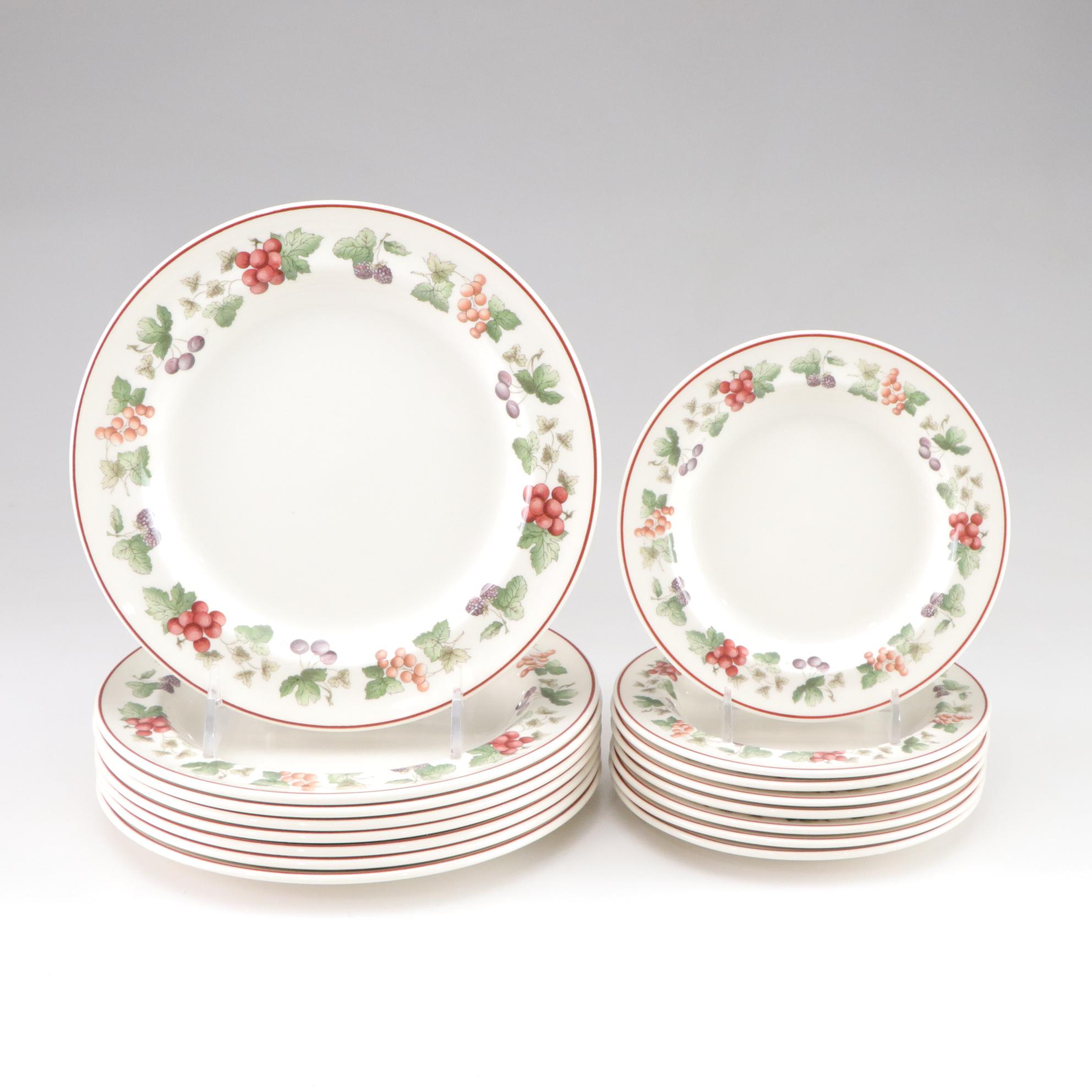 Wedgwood "Provence Queensware" Dinnerware Set for 8