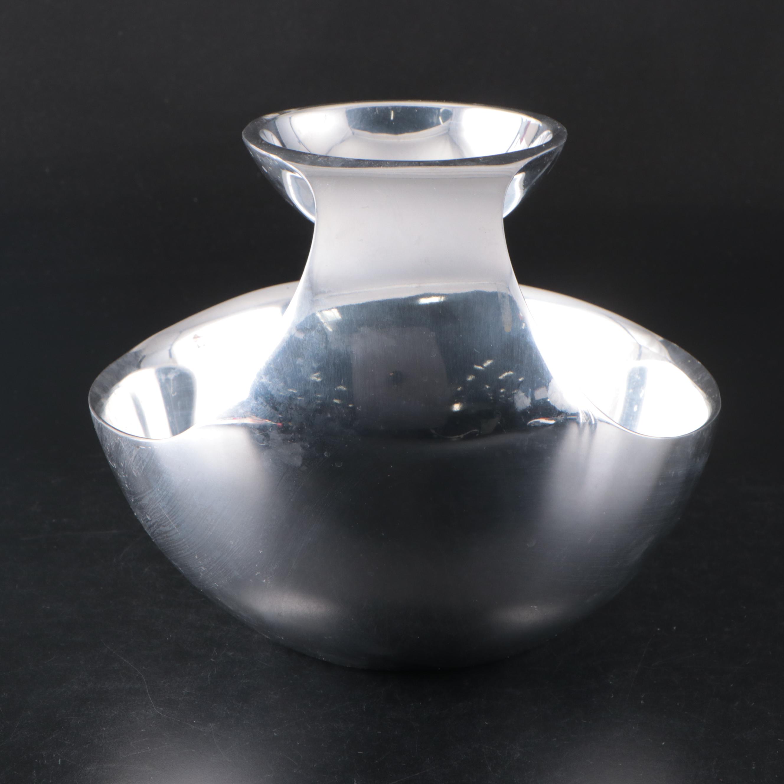 Nambé Scoop Server and Candlesticks