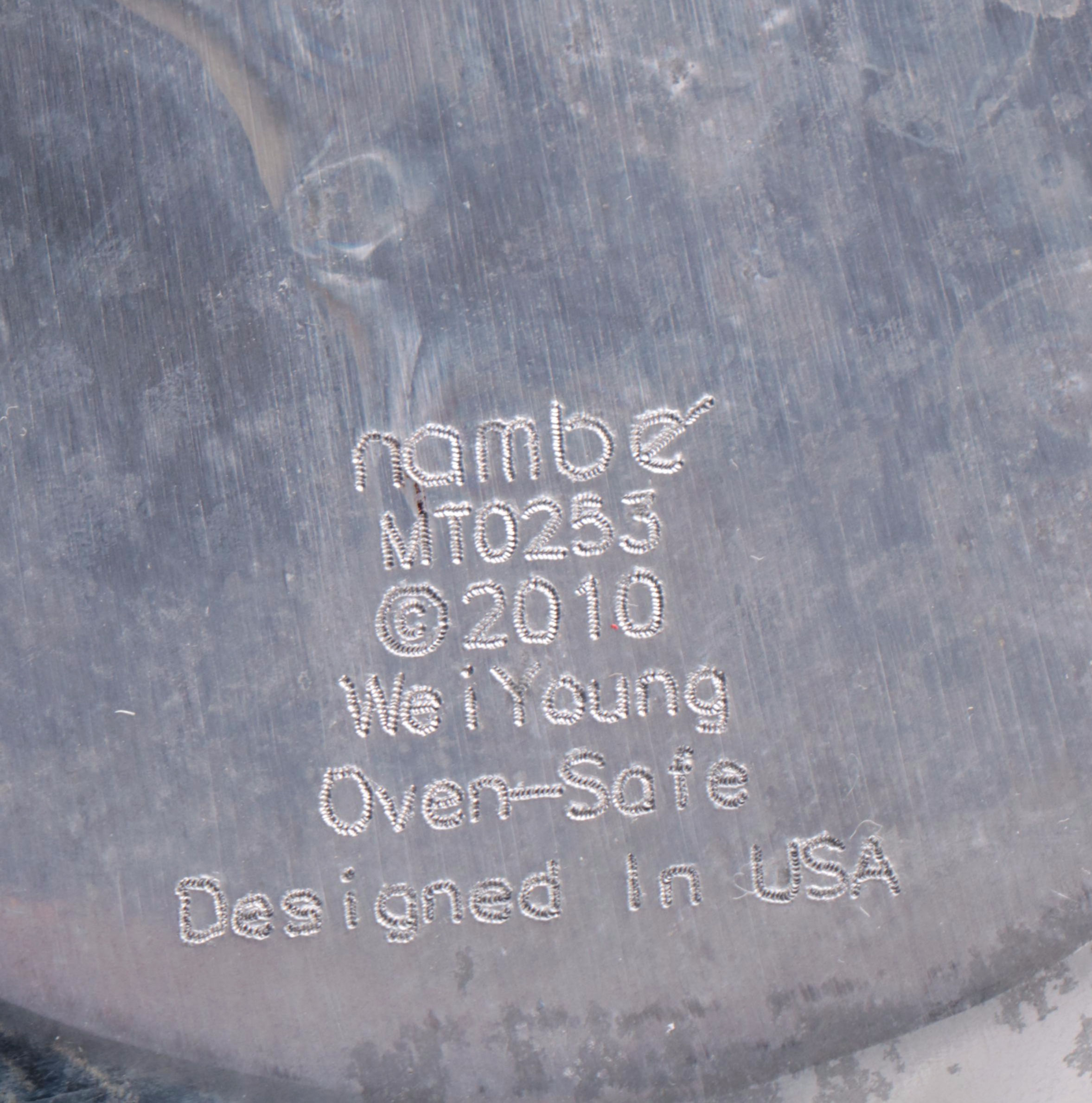 Nambé Scoop Server and Candlesticks