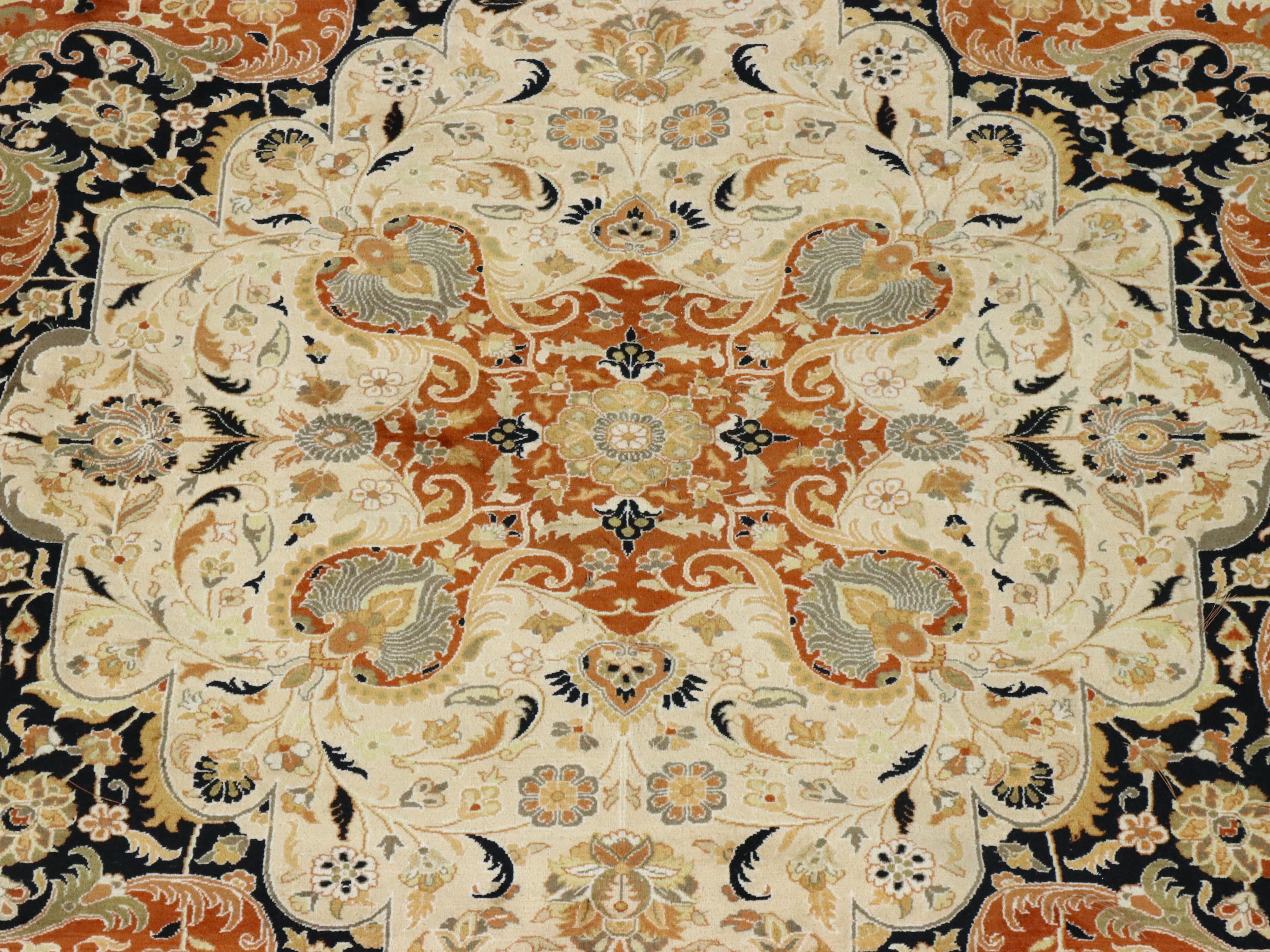 9'11 x 14'3 Hand-Knotted Rug Gallery Pakistani Lahore Room-Sized Rug