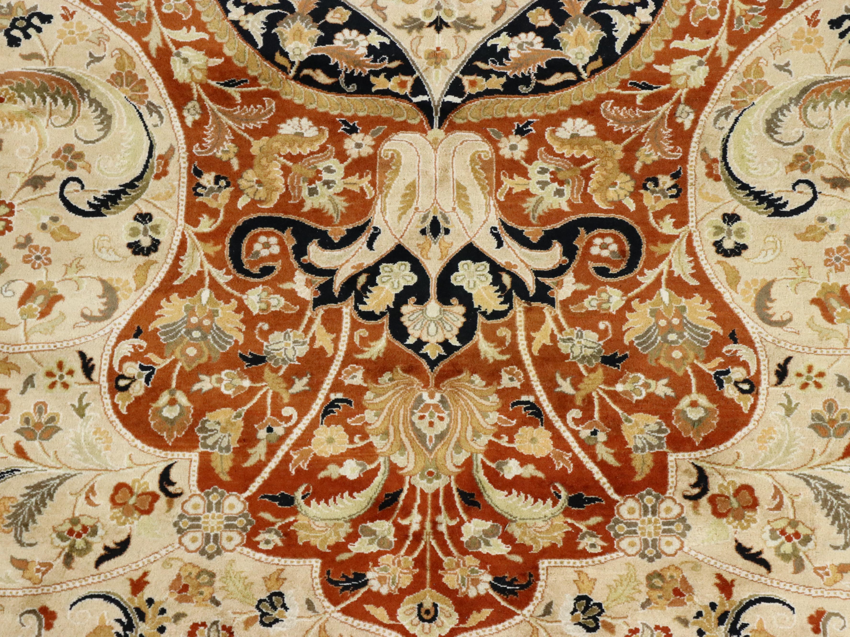 9'11 x 14'3 Hand-Knotted Rug Gallery Pakistani Lahore Room-Sized Rug