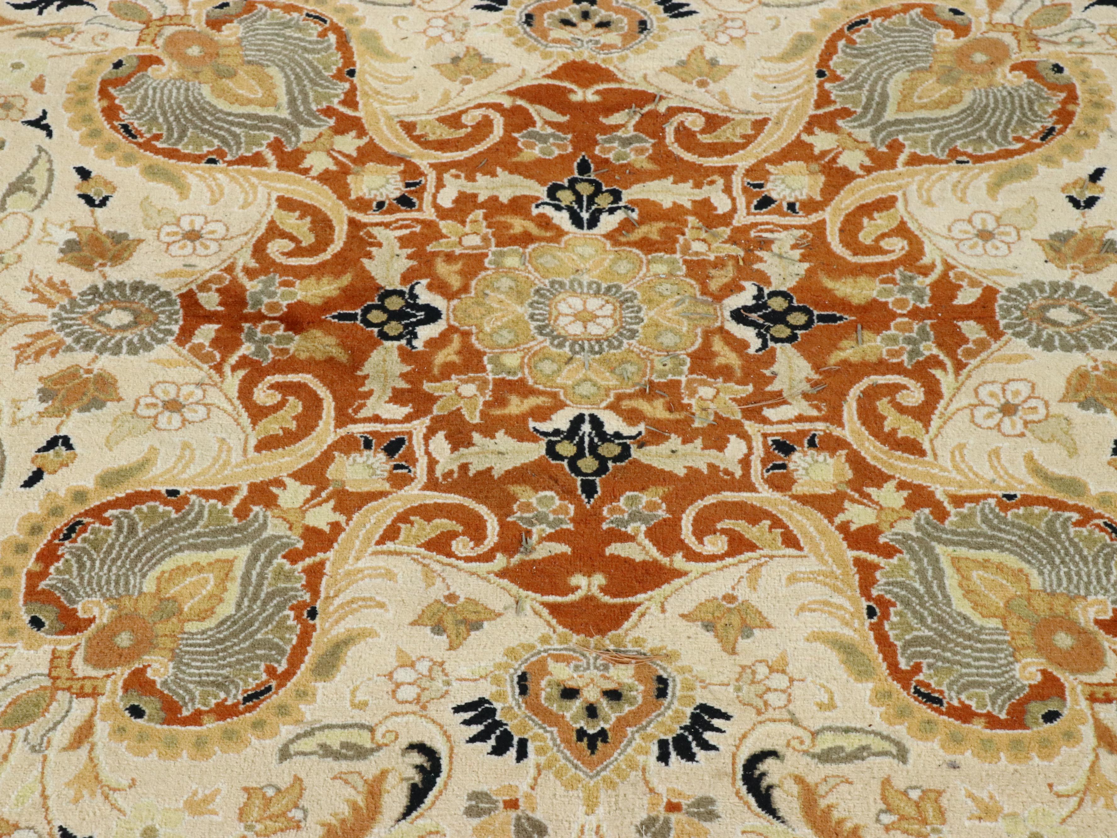 9'11 x 14'3 Hand-Knotted Rug Gallery Pakistani Lahore Room-Sized Rug