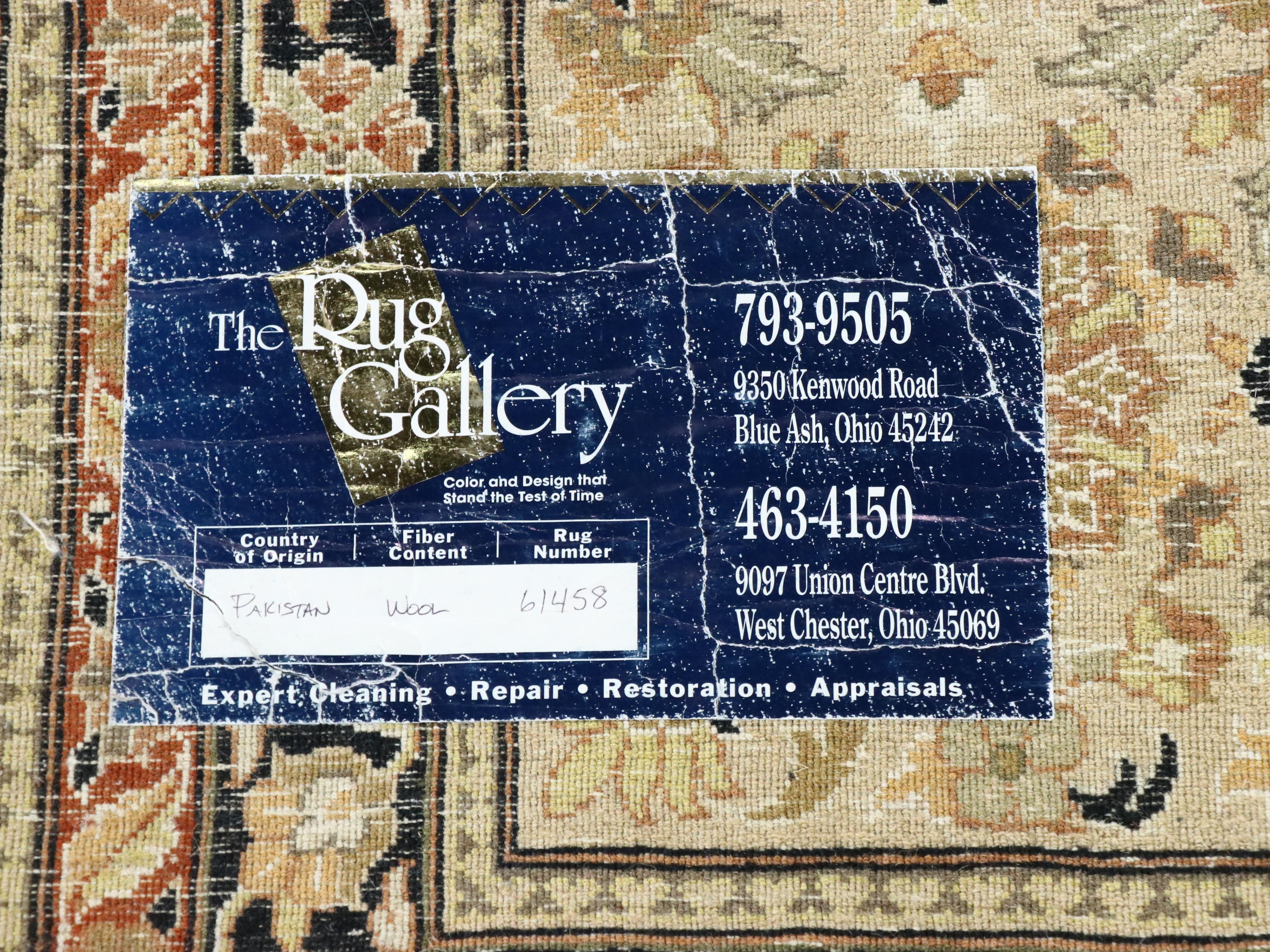 9'11 x 14'3 Hand-Knotted Rug Gallery Pakistani Lahore Room-Sized Rug