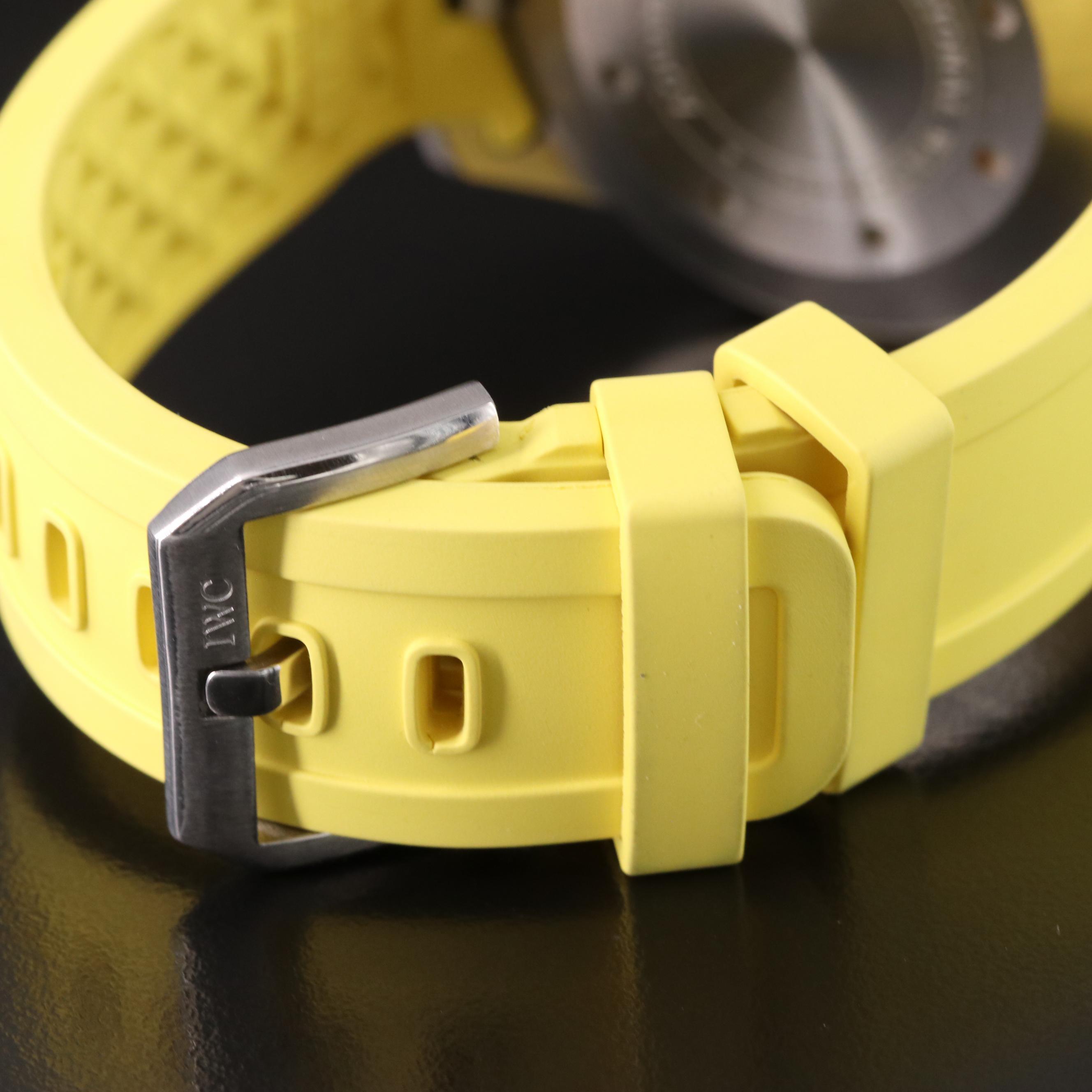 IWC Aquatimer Diver Yellow and Black Steel 44mm Automatic Watch