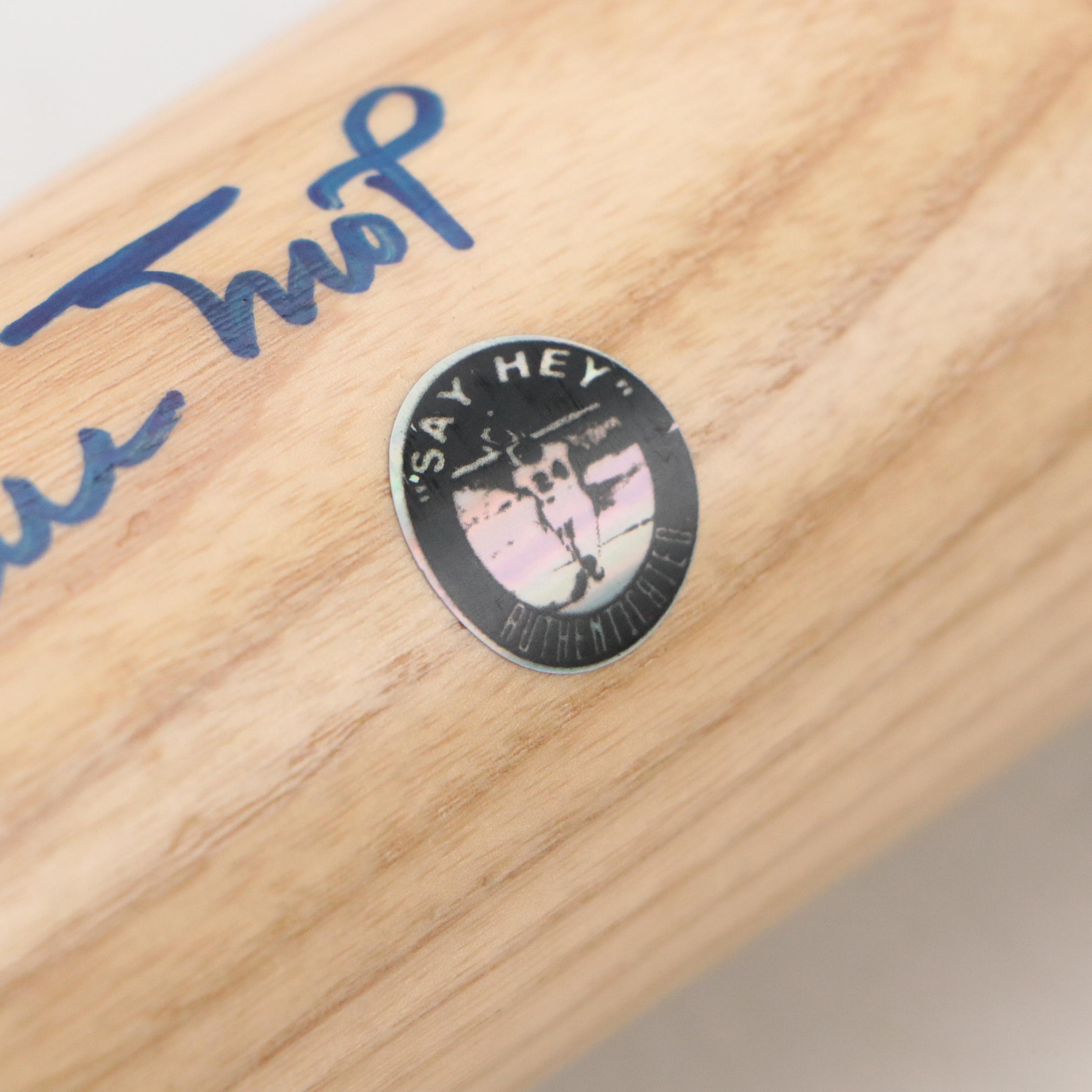 Willie Mays Signed Adirondack Personal Model Wooden Baseball Bat
