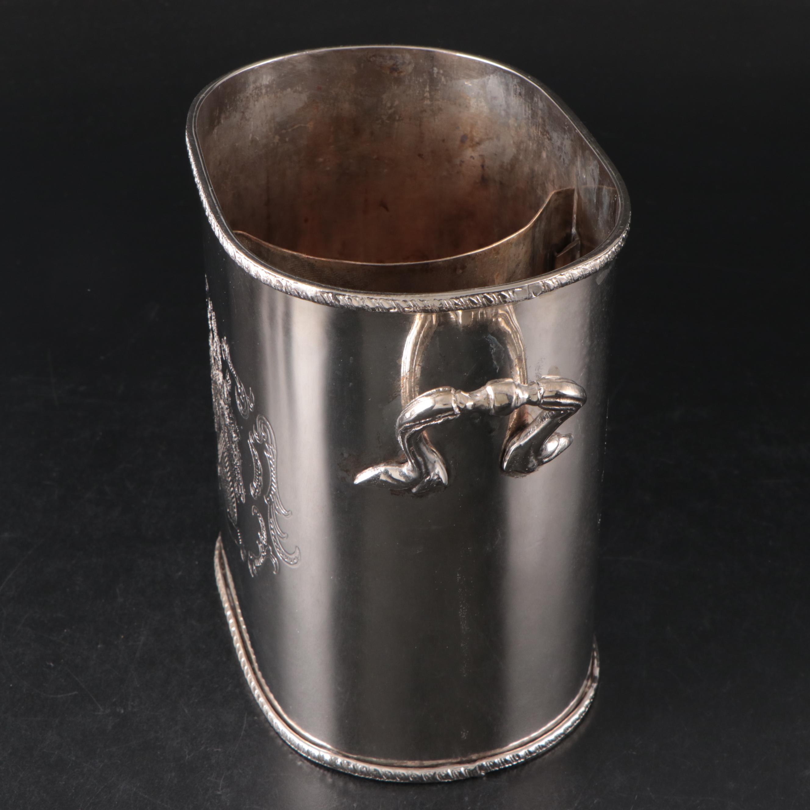 Ellis-Barker Etched Silver Plate Ewer with Wallace Tray and Assorted Serveware