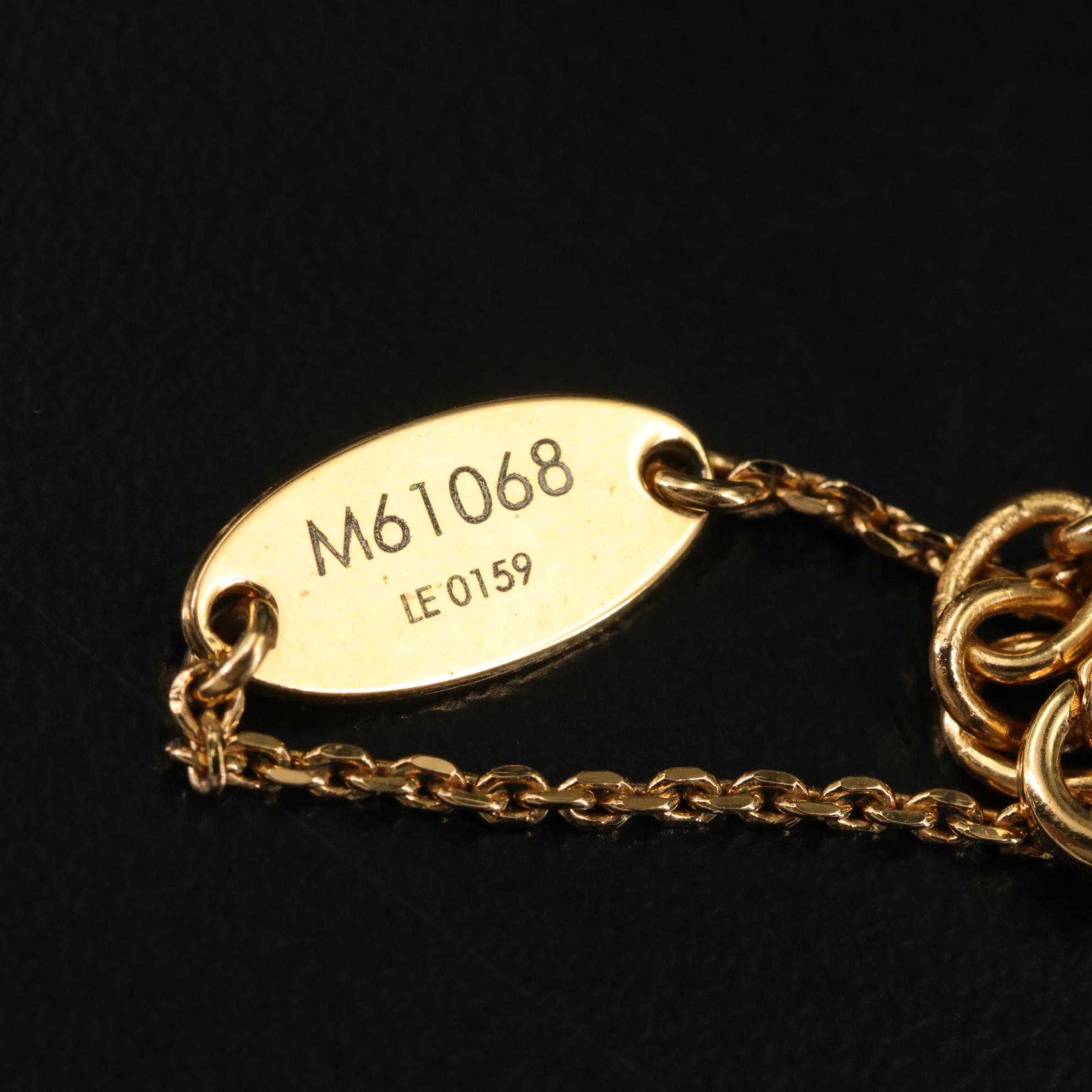 Louis Vuitton  LV and Me Letter M Necklace