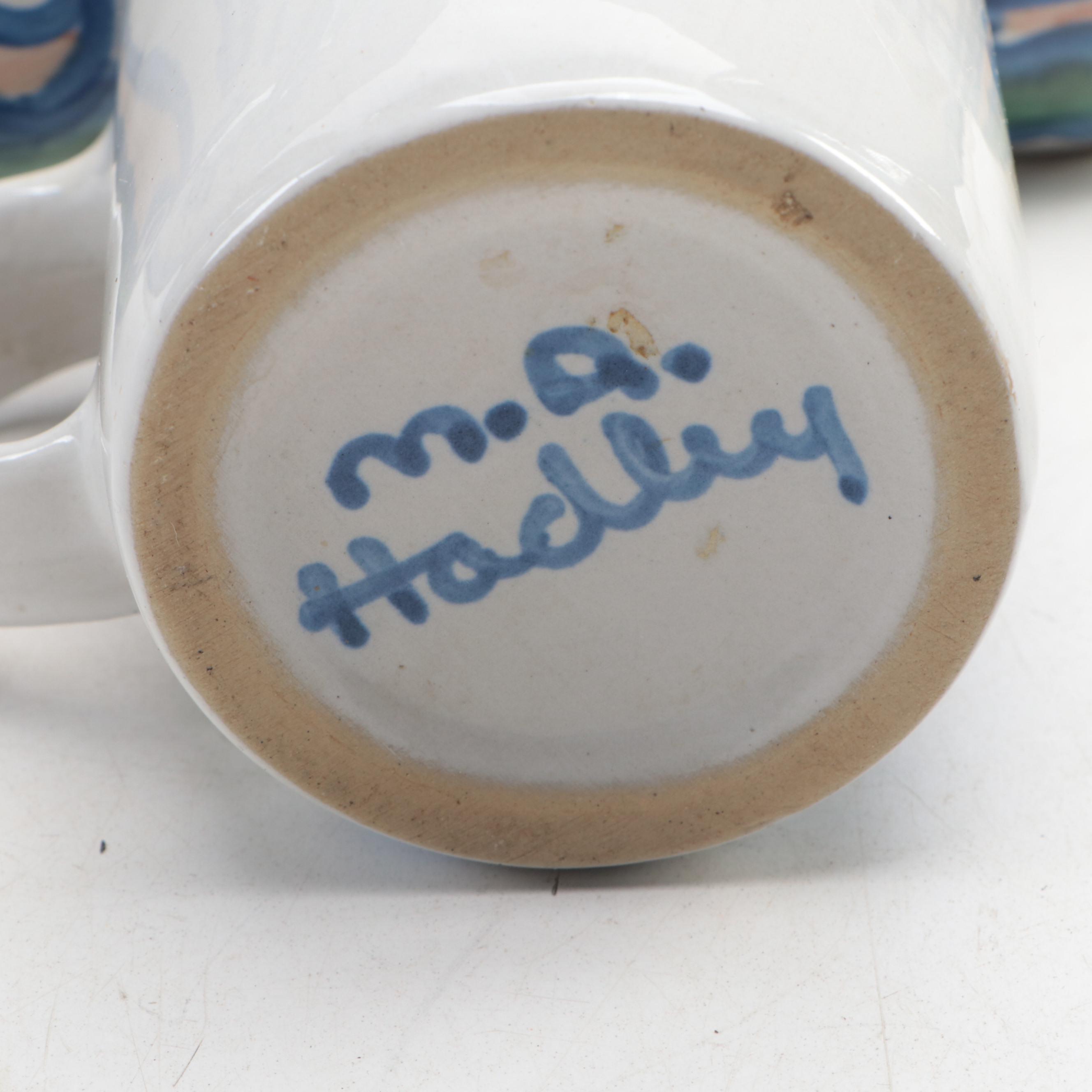 M. A. Hadley Stoneware "Ship & Whale" Dinnerware, 1994–2022