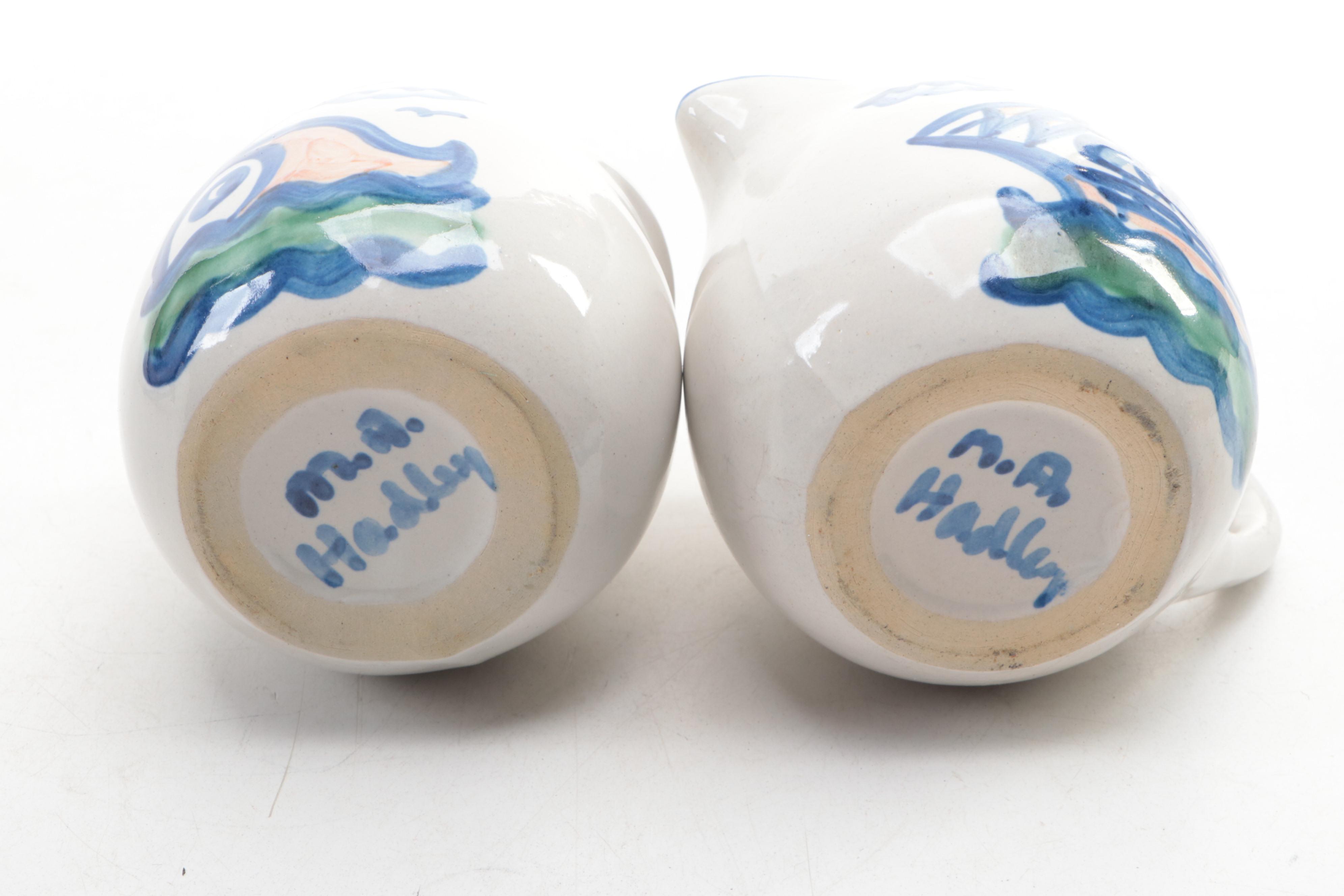 M. A. Hadley Stoneware "Ship & Whale" Dinnerware, 1994–2022