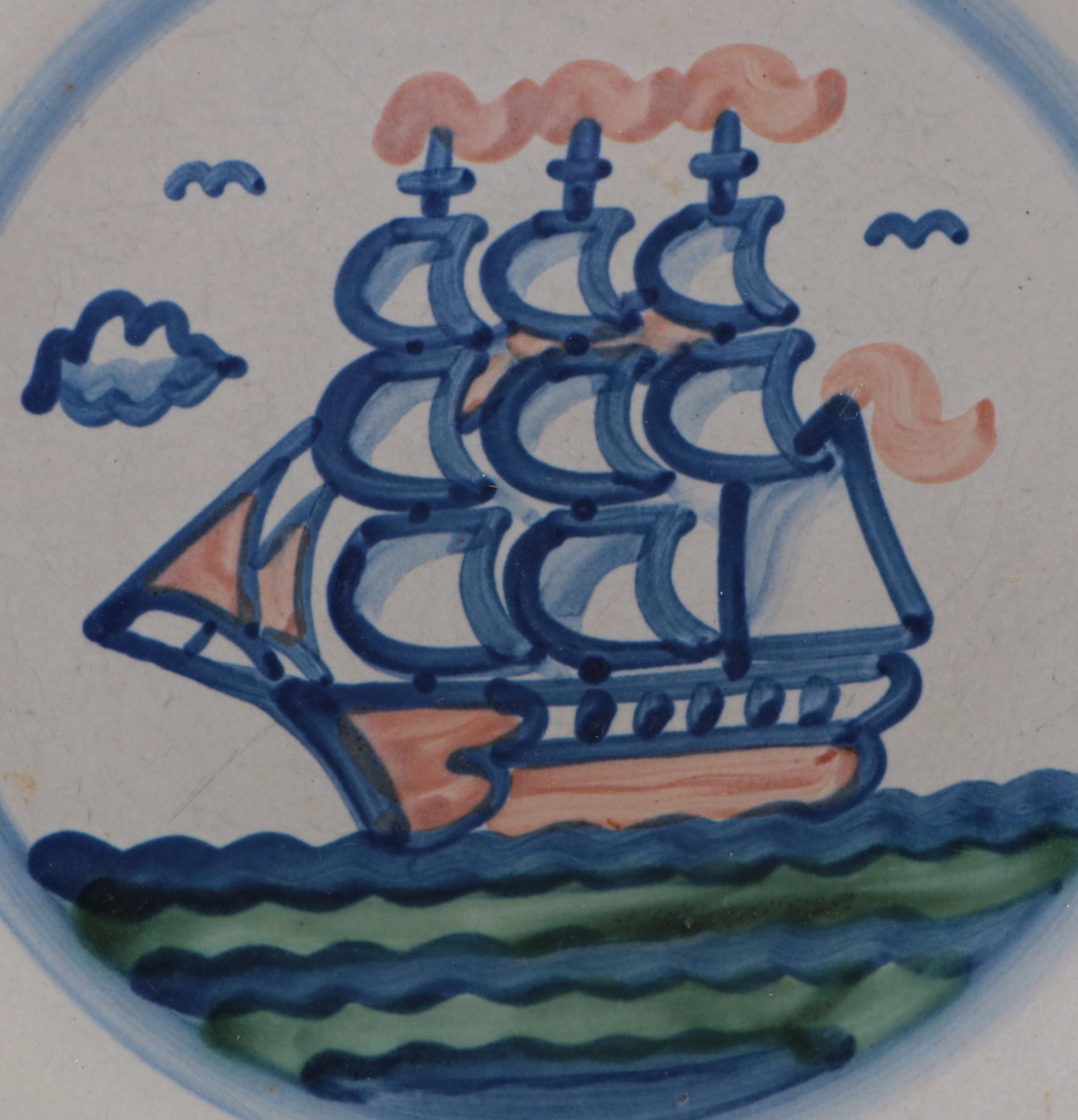 M. A. Hadley Stoneware "Ship & Whale" Dinnerware, 1994–2022