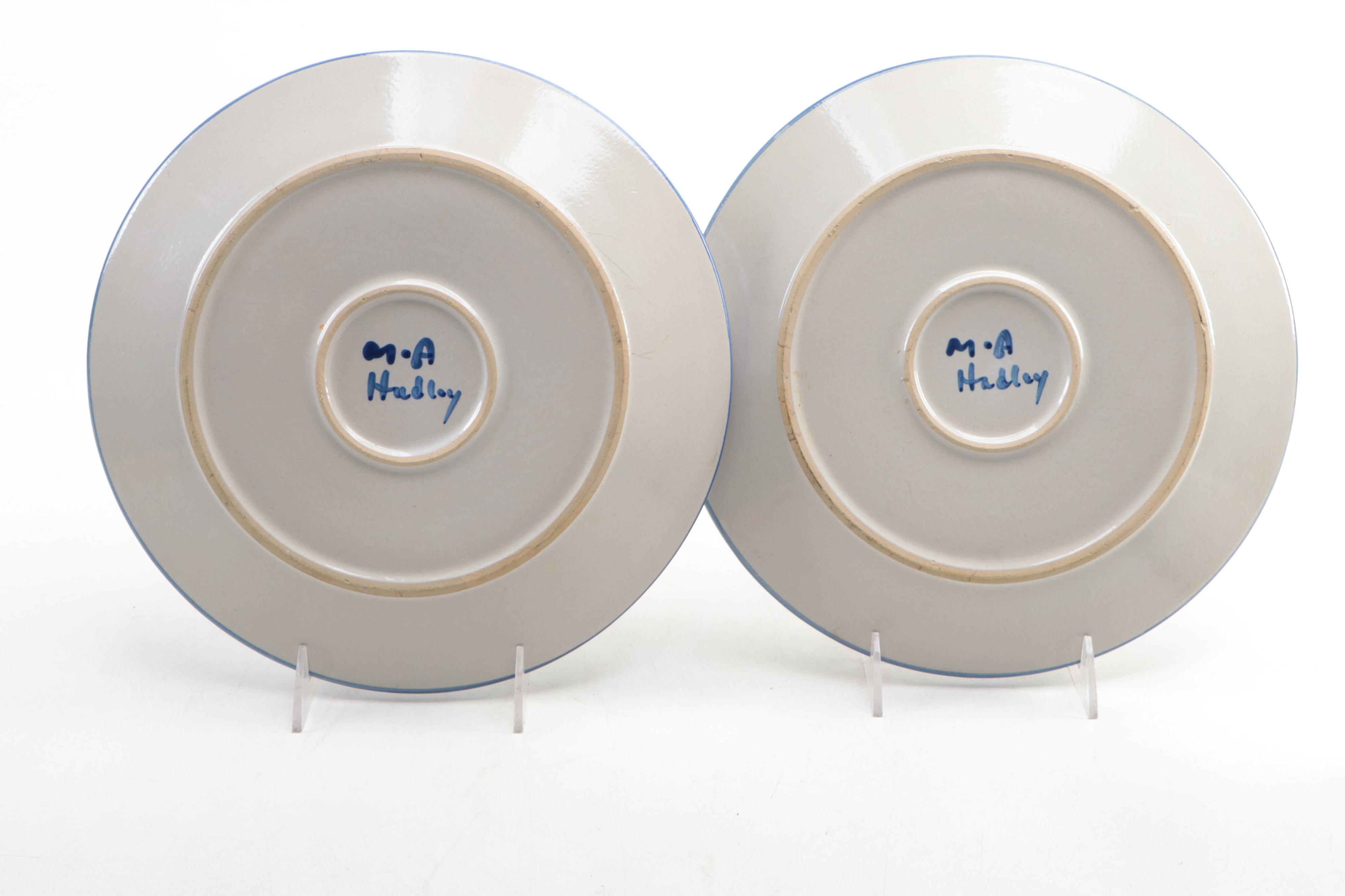 M. A. Hadley Stoneware "Ship & Whale" Dinnerware, 1994–2022