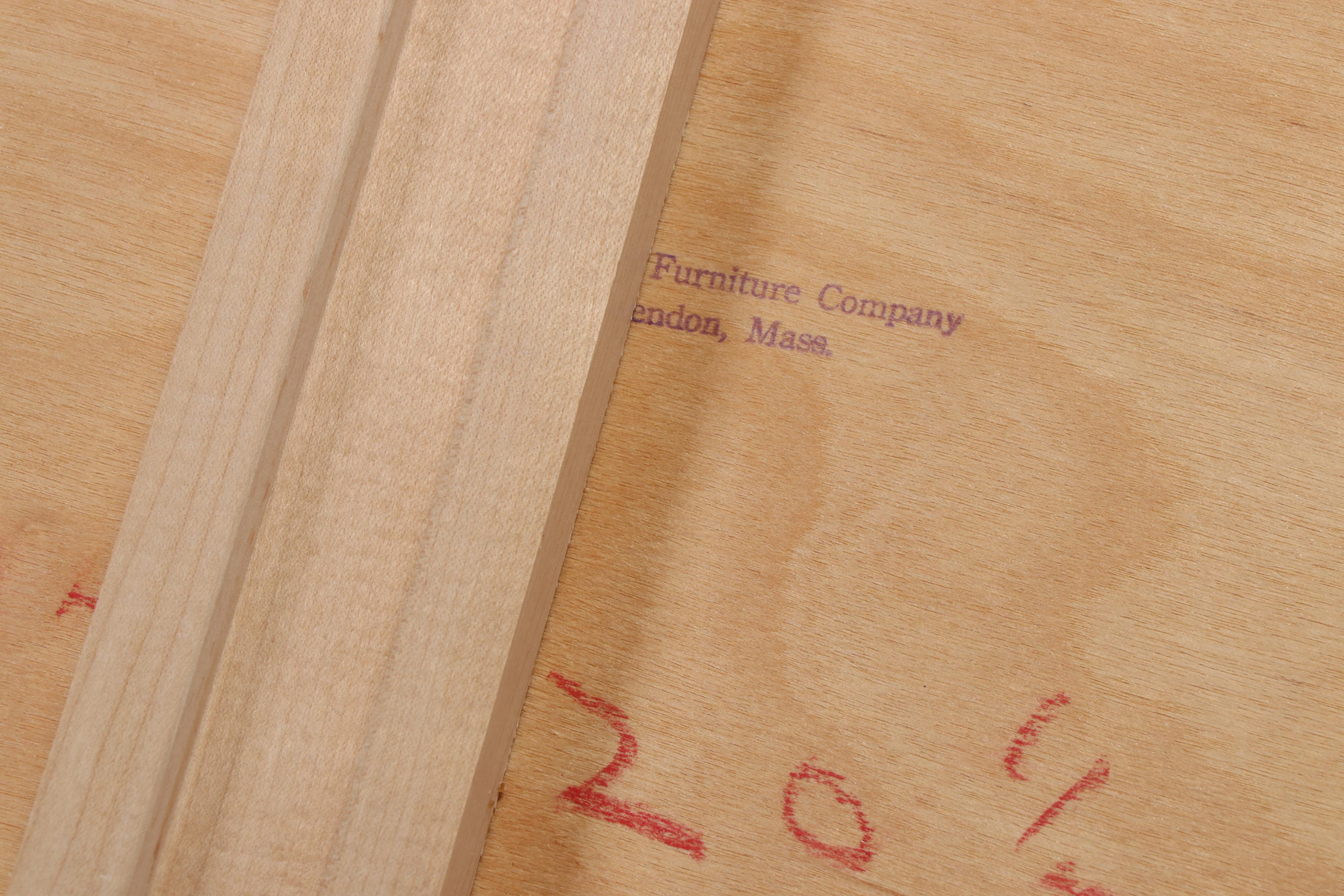 Paul McCobb for Winchendon "Planner Group" Maple and Ebonized Nightstand