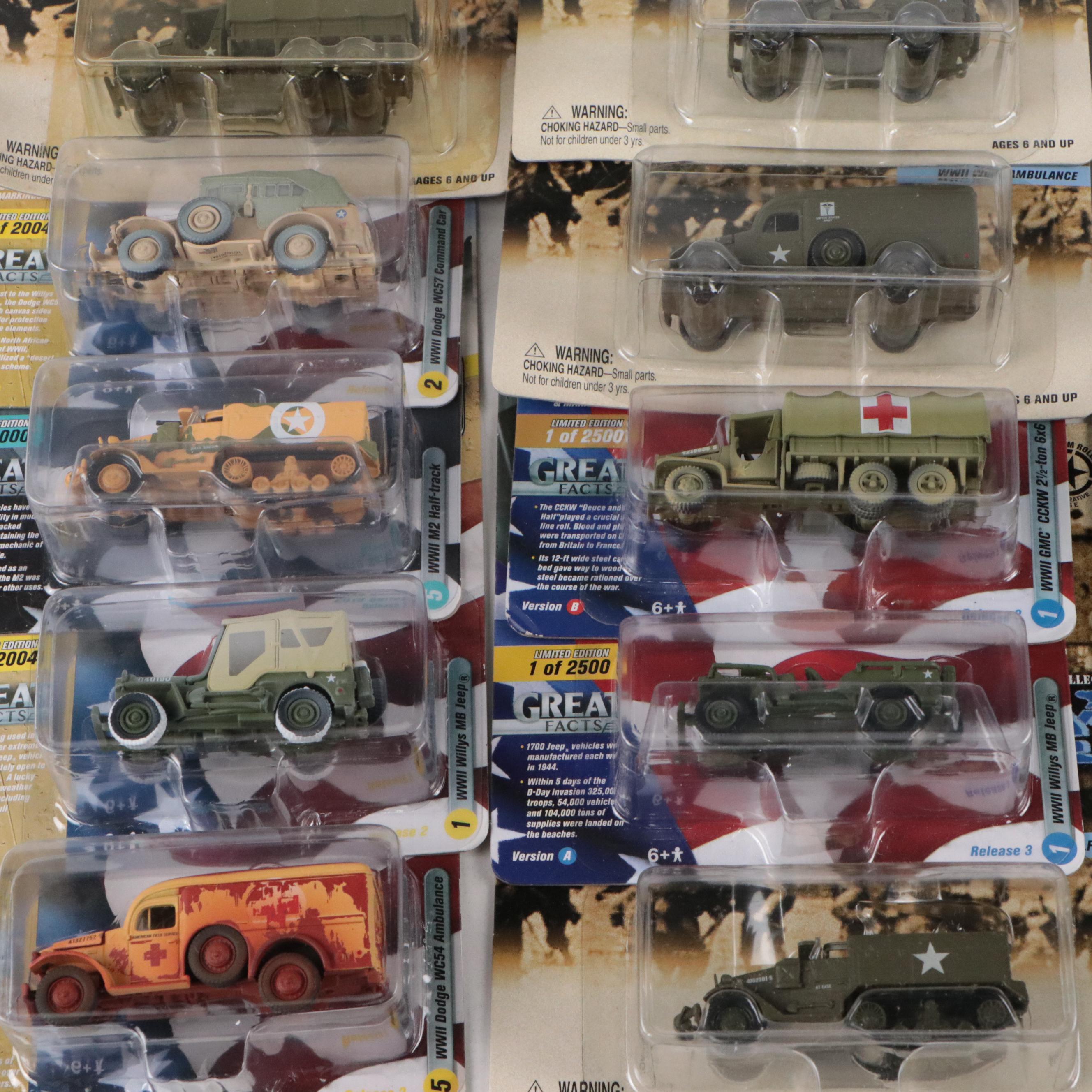 Johnny Lightning D-Day 75 Years "WWII Willys MB Jeep" and More Toy Vehicles