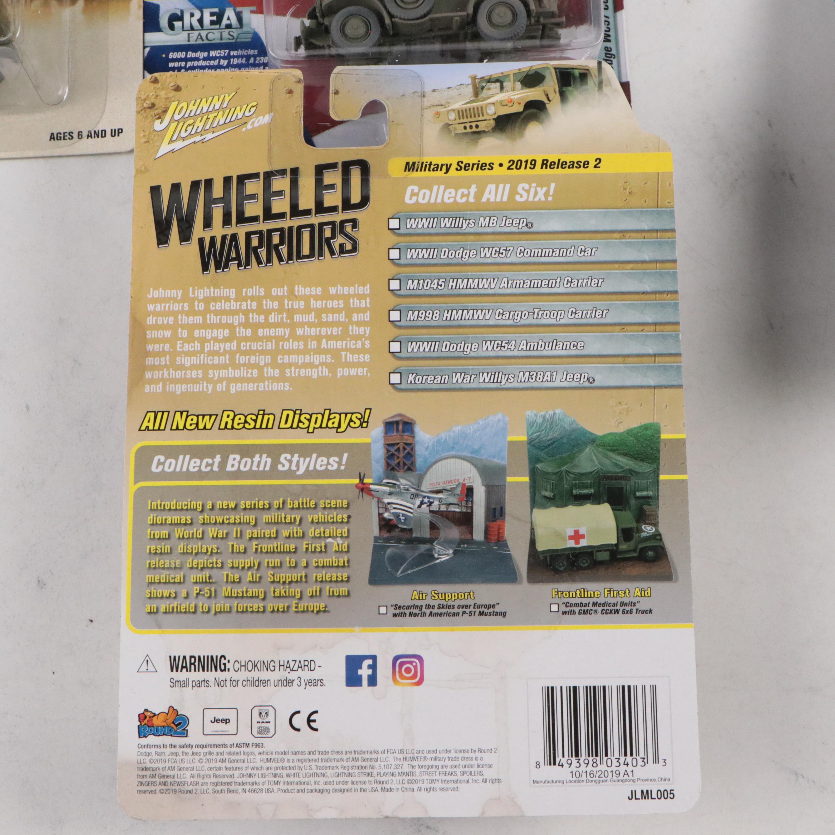 Johnny Lightning D-Day 75 Years "WWII Willys MB Jeep" and More Toy Vehicles