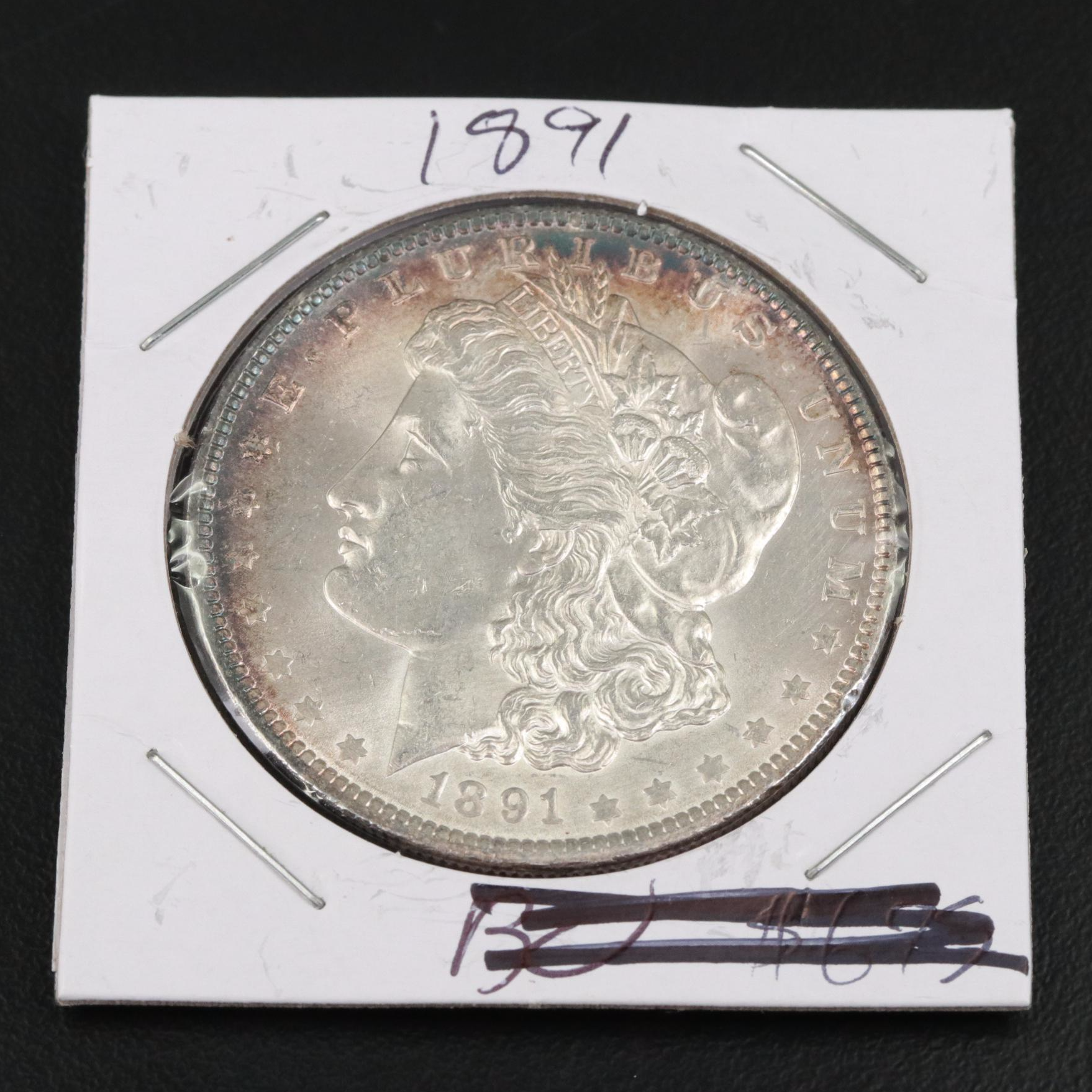 1891 Morgan Silver Dollar