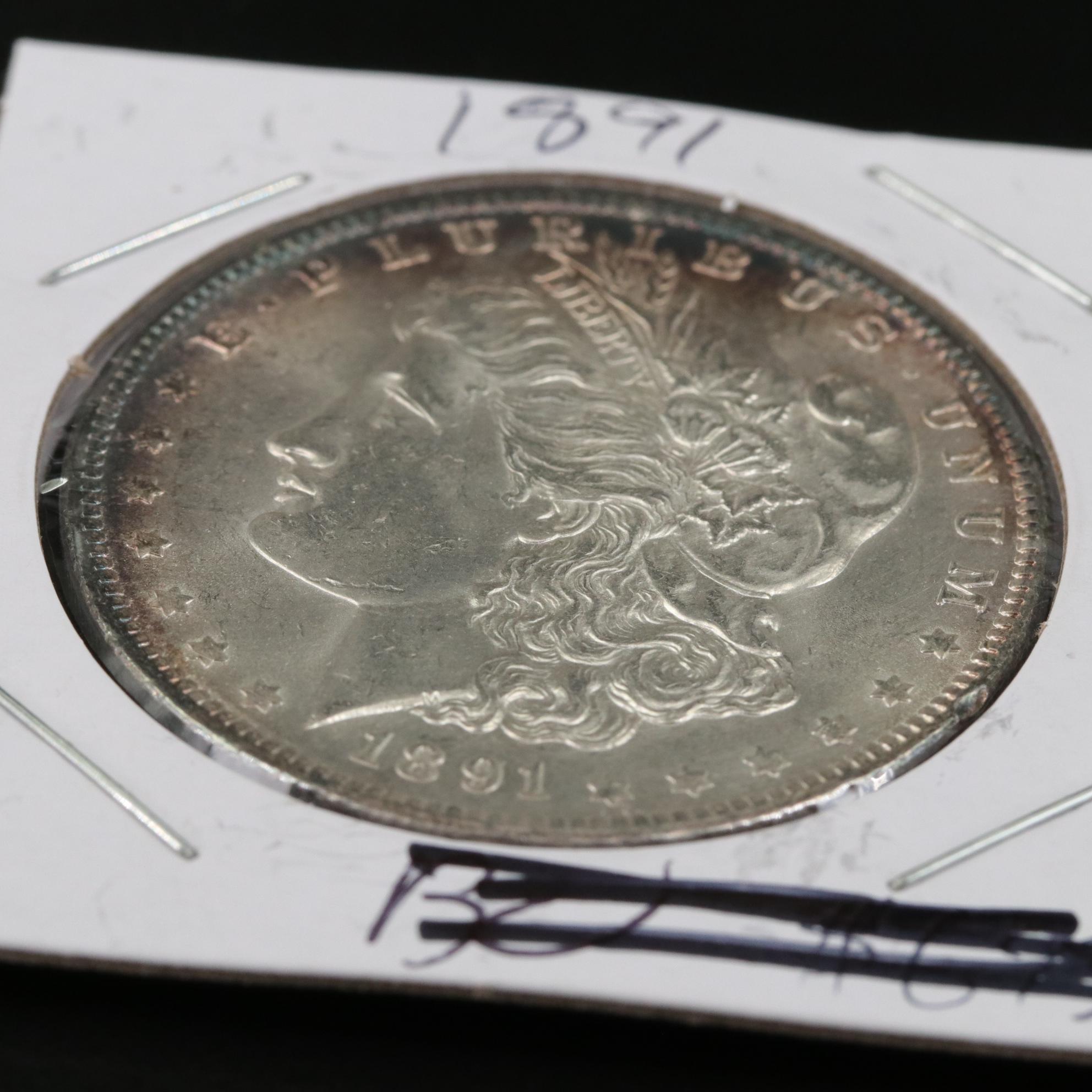 1891 Morgan Silver Dollar
